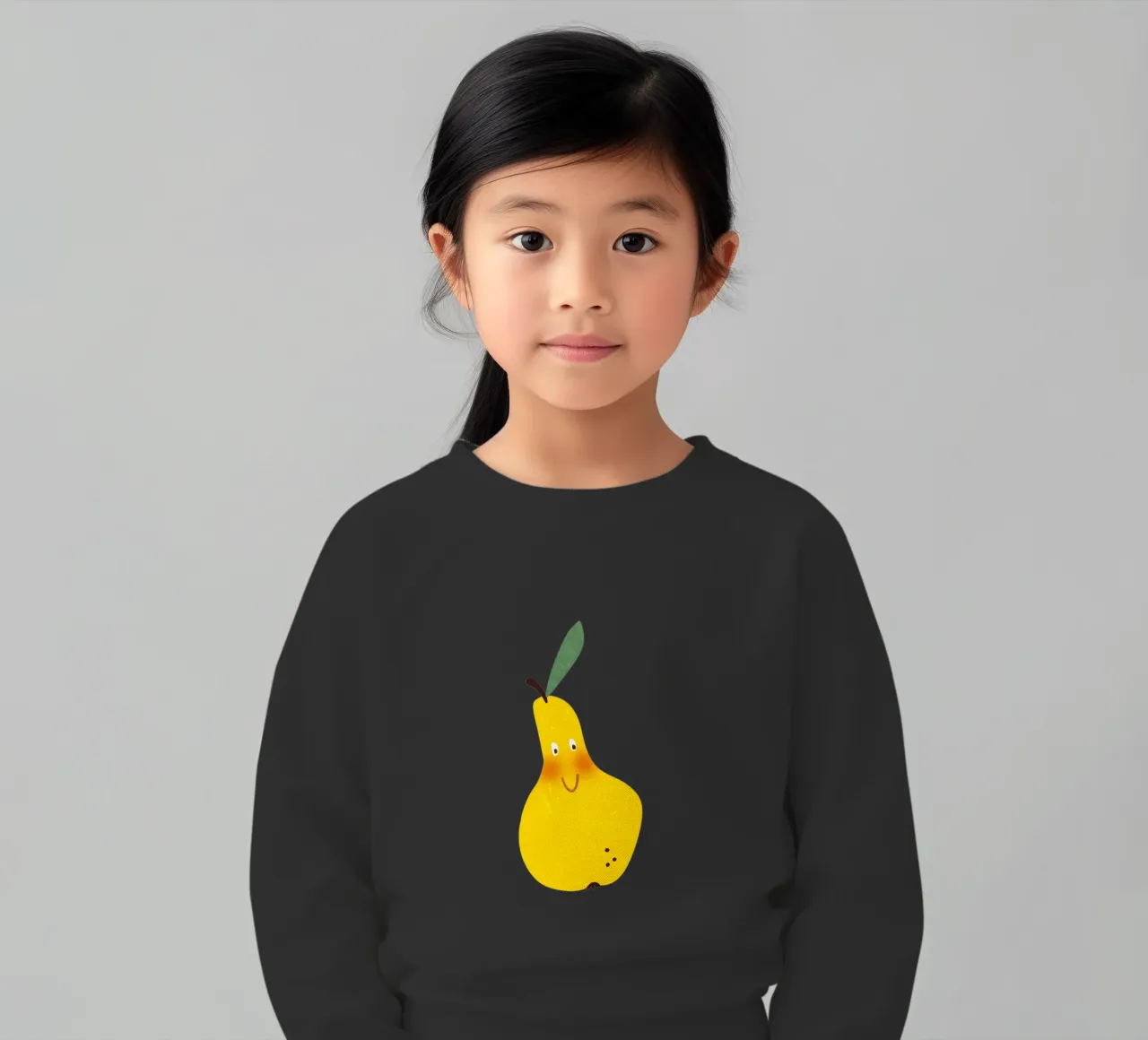 Hello Pear felpa bambino da Illustration Raissa Oltmanns