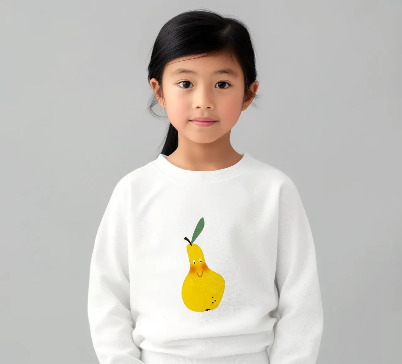 Hello Pear felpa bambino da Illustration Raissa Oltmanns