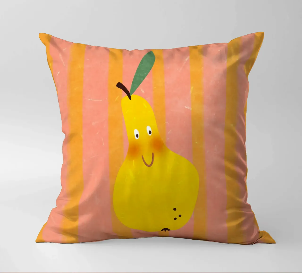Hello Pear cuscino da Illustration Raissa Oltmanns
