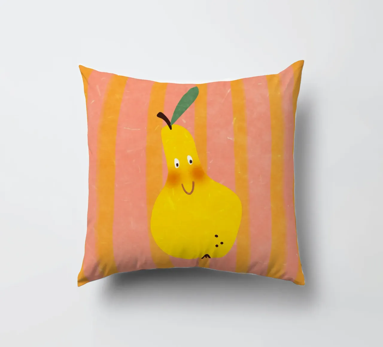 Hello Pear cuscino da Illustration Raissa Oltmanns