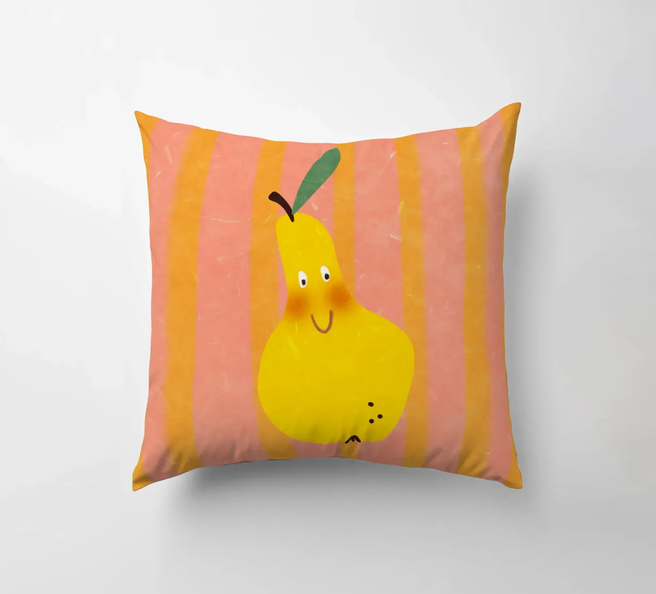 Hello Pear cuscino da Illustration Raissa Oltmanns