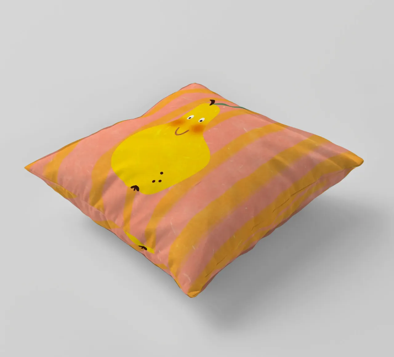 Hello Pear cuscino da Illustration Raissa Oltmanns