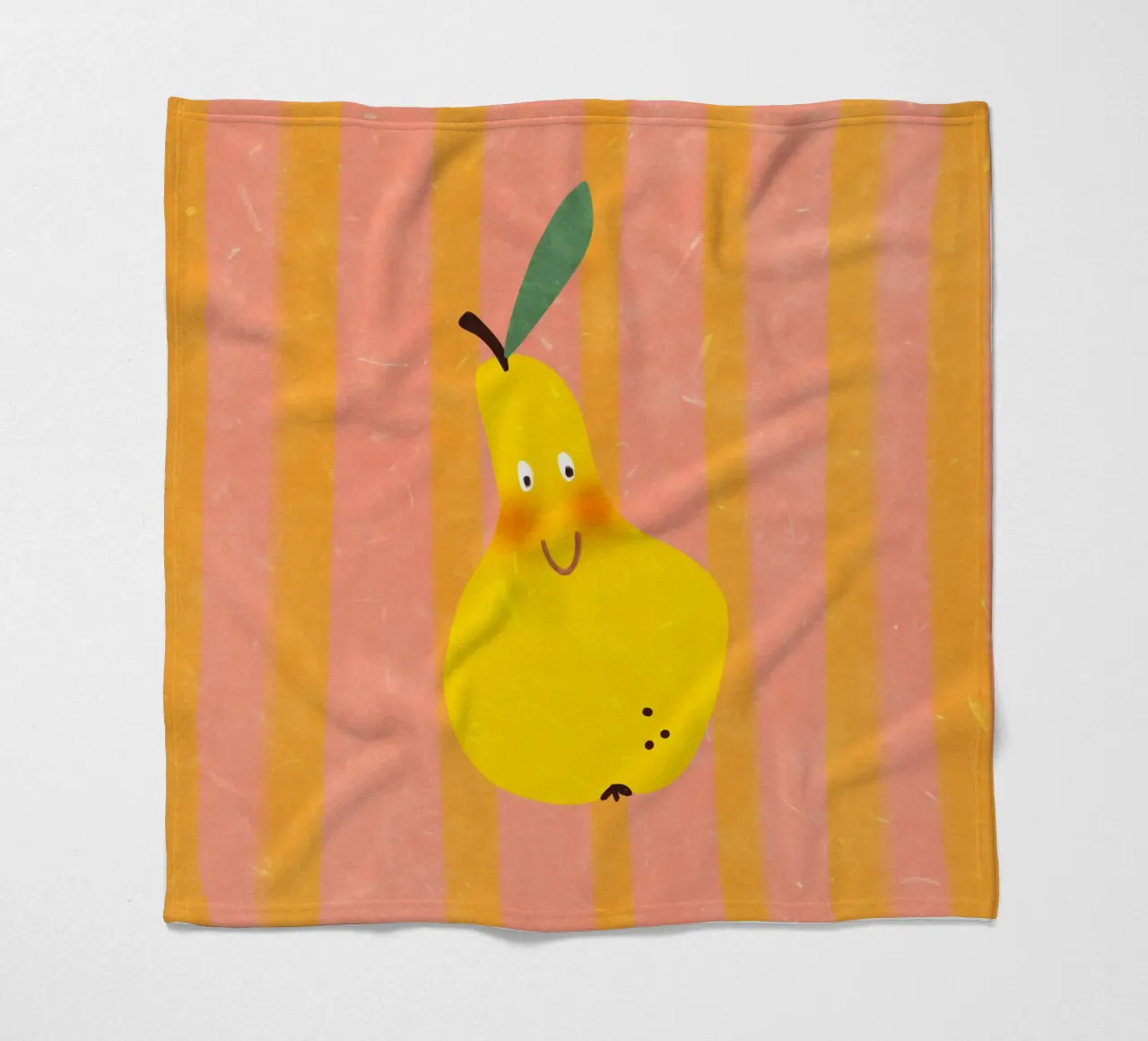 Hello Pear coperta in pile da Illustration Raissa Oltmanns