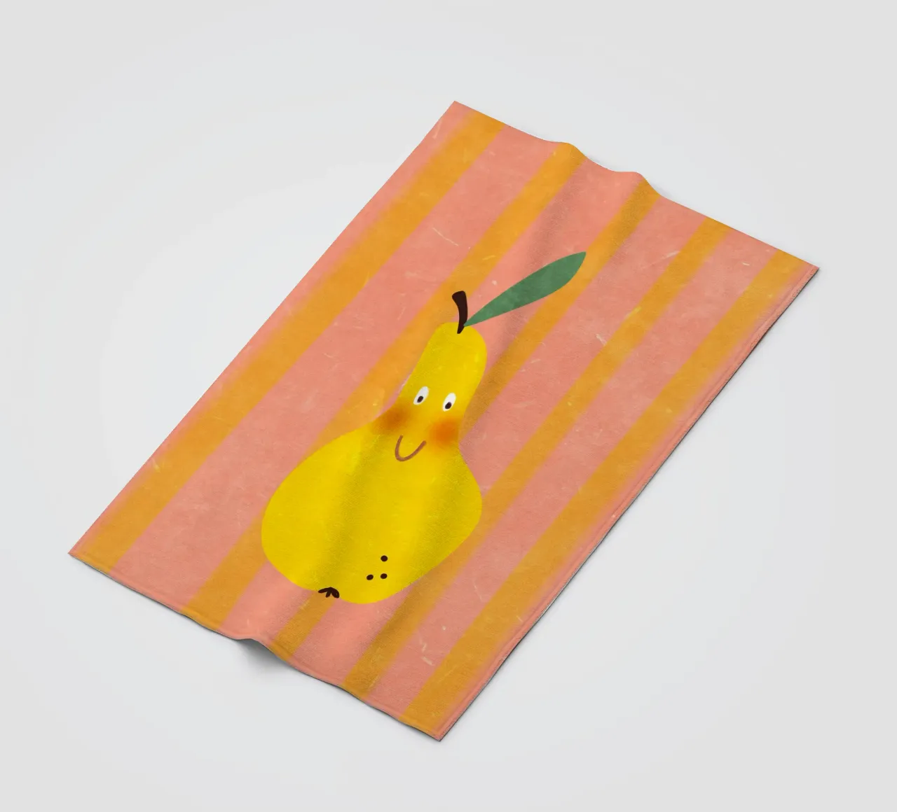Hello Pear coperta in pile da Illustration Raissa Oltmanns