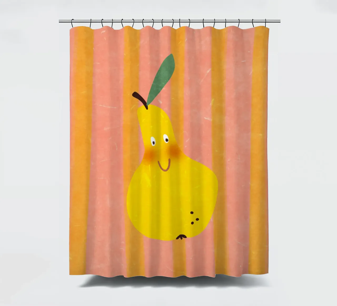 Hello Pear tenda da doccia da Illustration Raissa Oltmanns