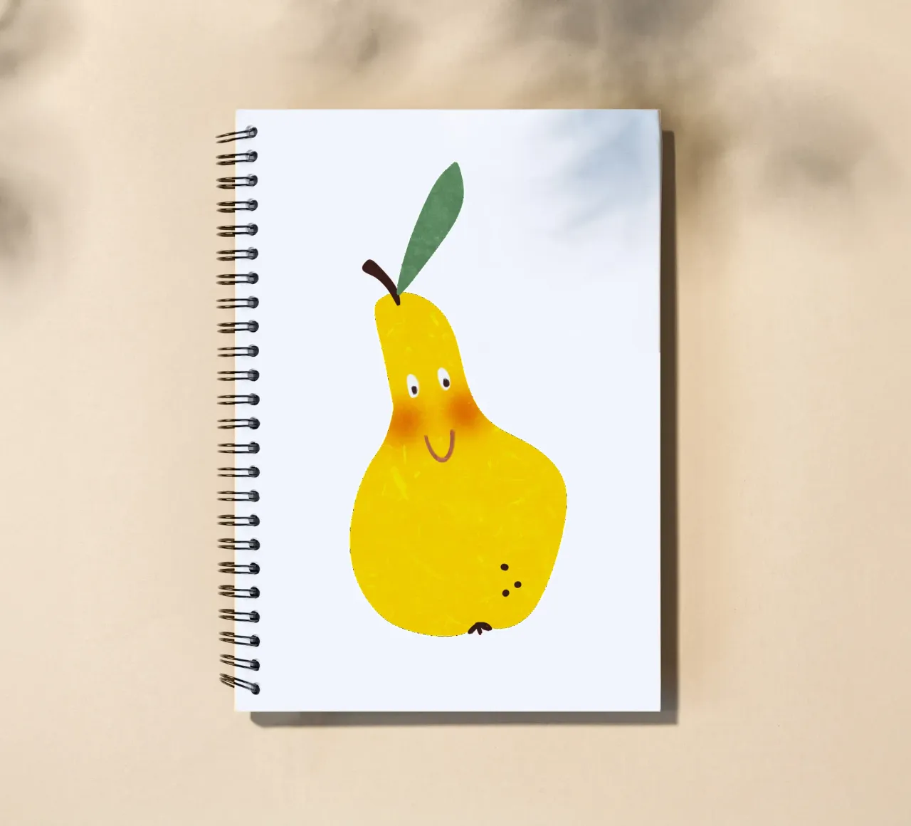 Hello Pear spiral notebook by Illustration Raissa Oltmanns