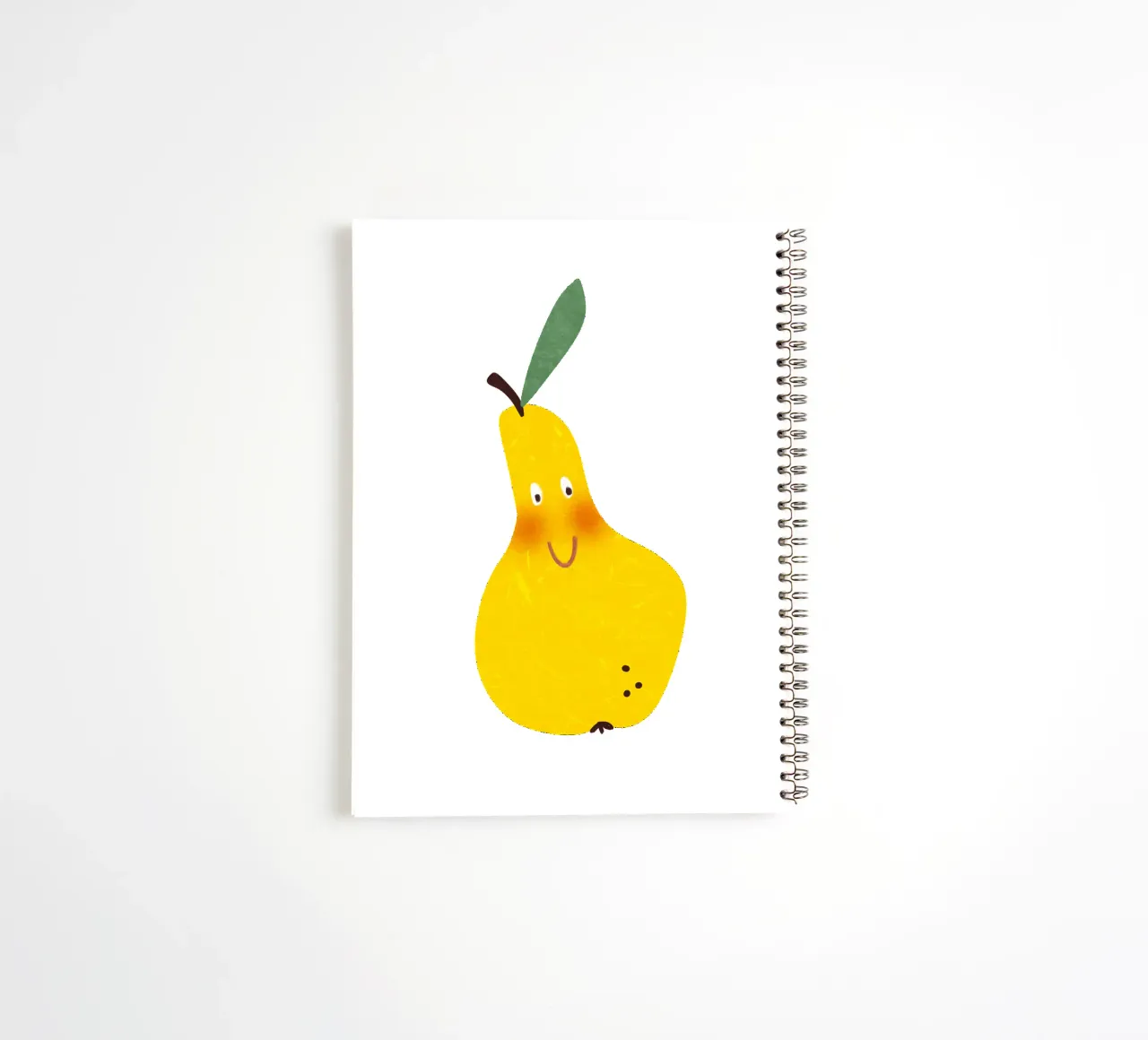Hello Pear spiral notebook by Illustration Raissa Oltmanns