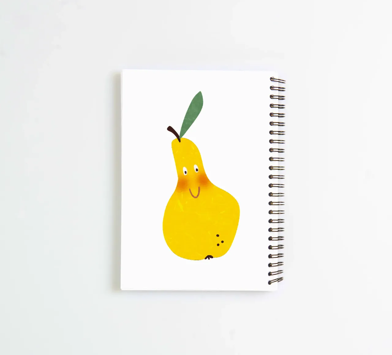 Hello Pear spiral notebook by Illustration Raissa Oltmanns