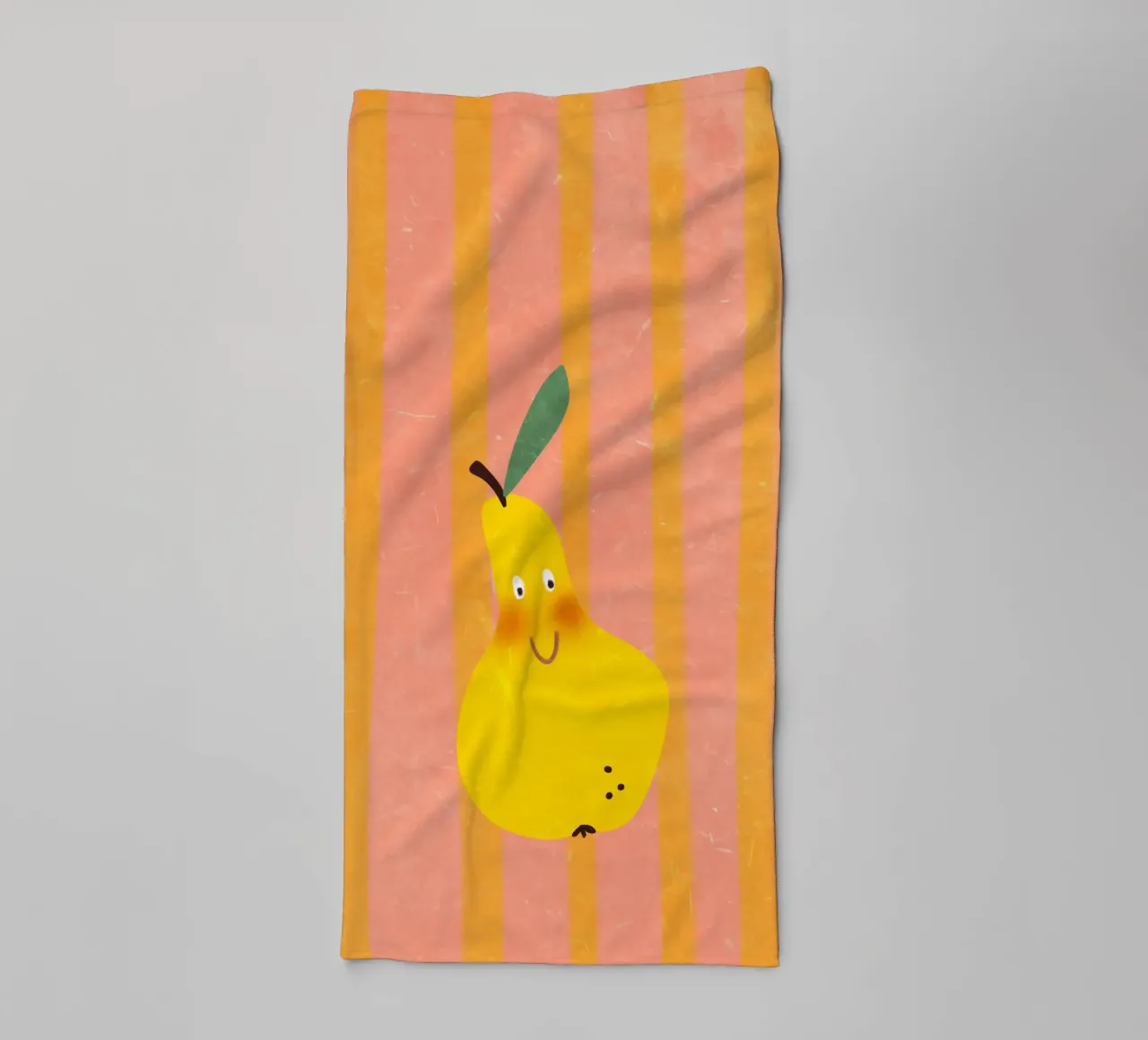 Hello Pear asciugamano da bagno da Illustration Raissa Oltmanns