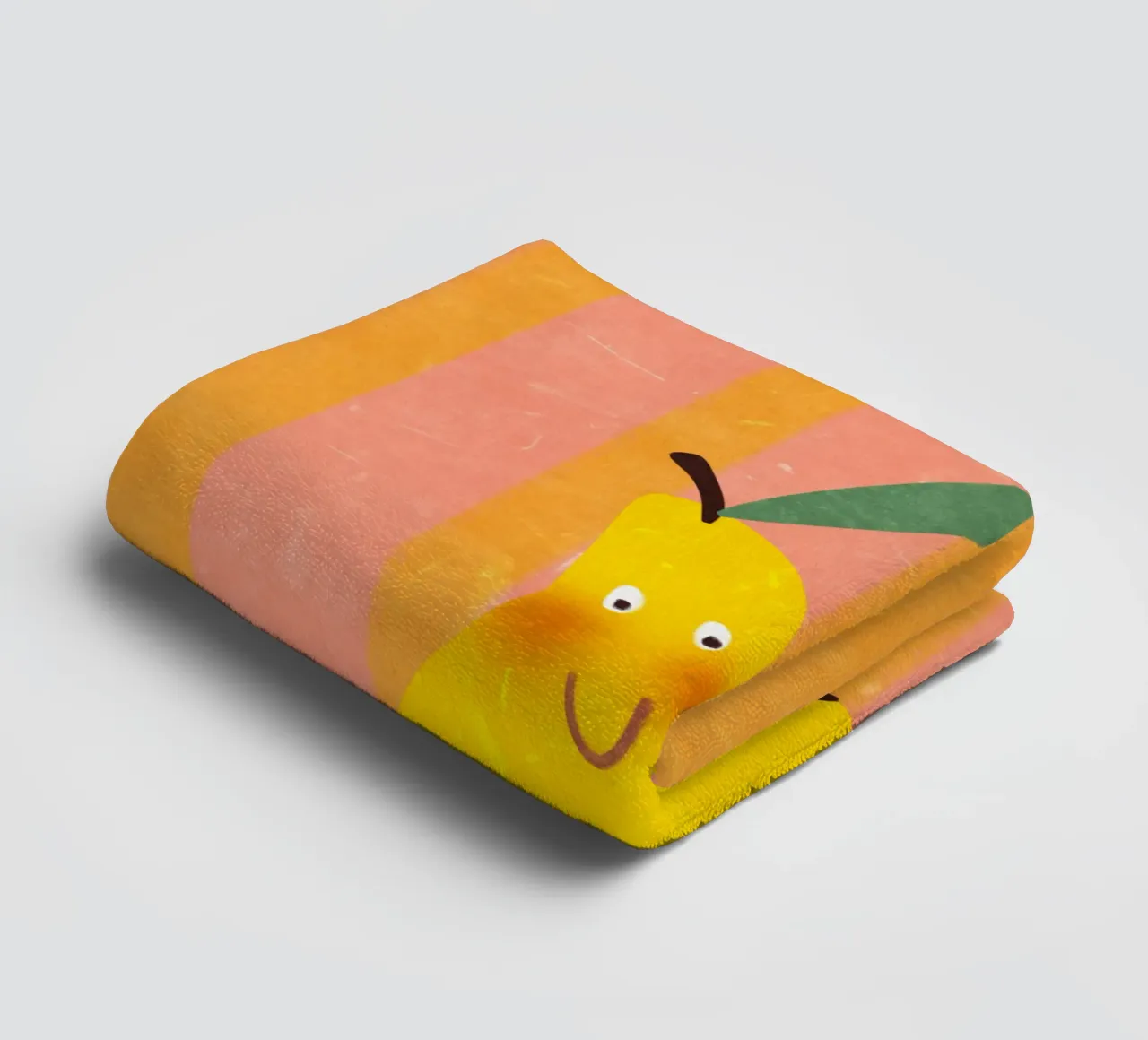 Hello Pear asciugamano da bagno da Illustration Raissa Oltmanns