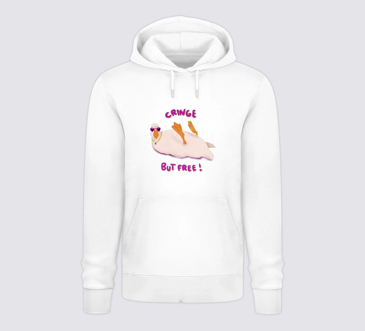 funny duck felpa con cappuccio da Illustration Raissa Oltmanns