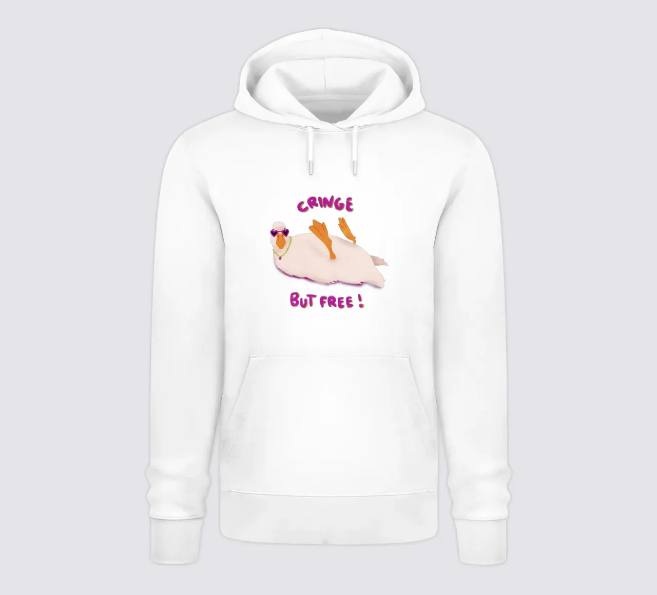 funny duck felpa con cappuccio da Illustration Raissa Oltmanns