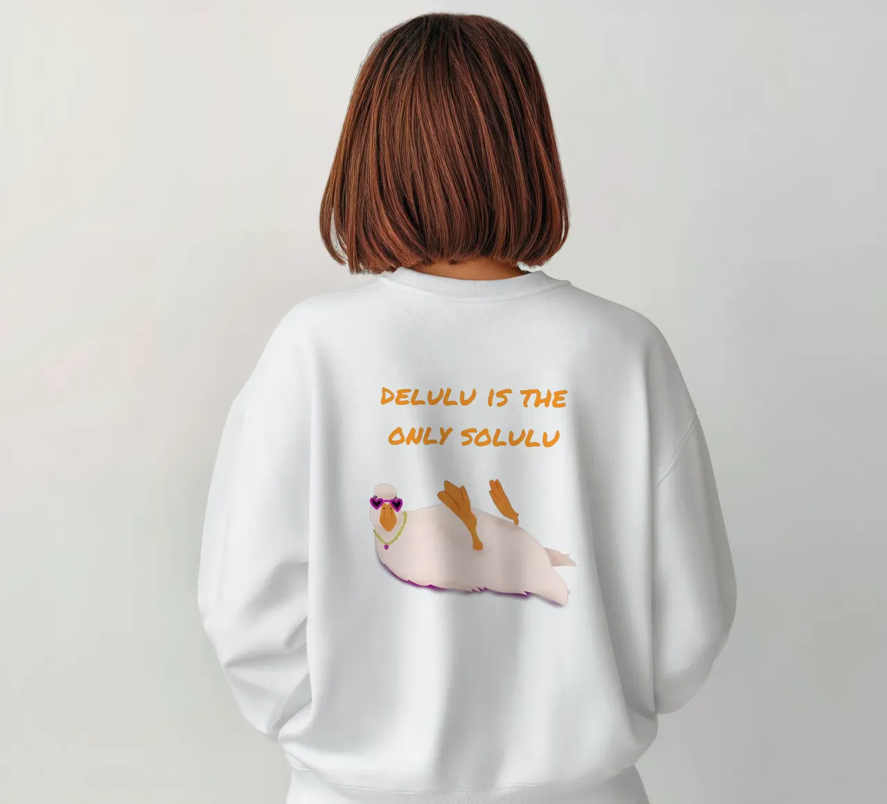 funny duck felpa da Illustration Raissa Oltmanns