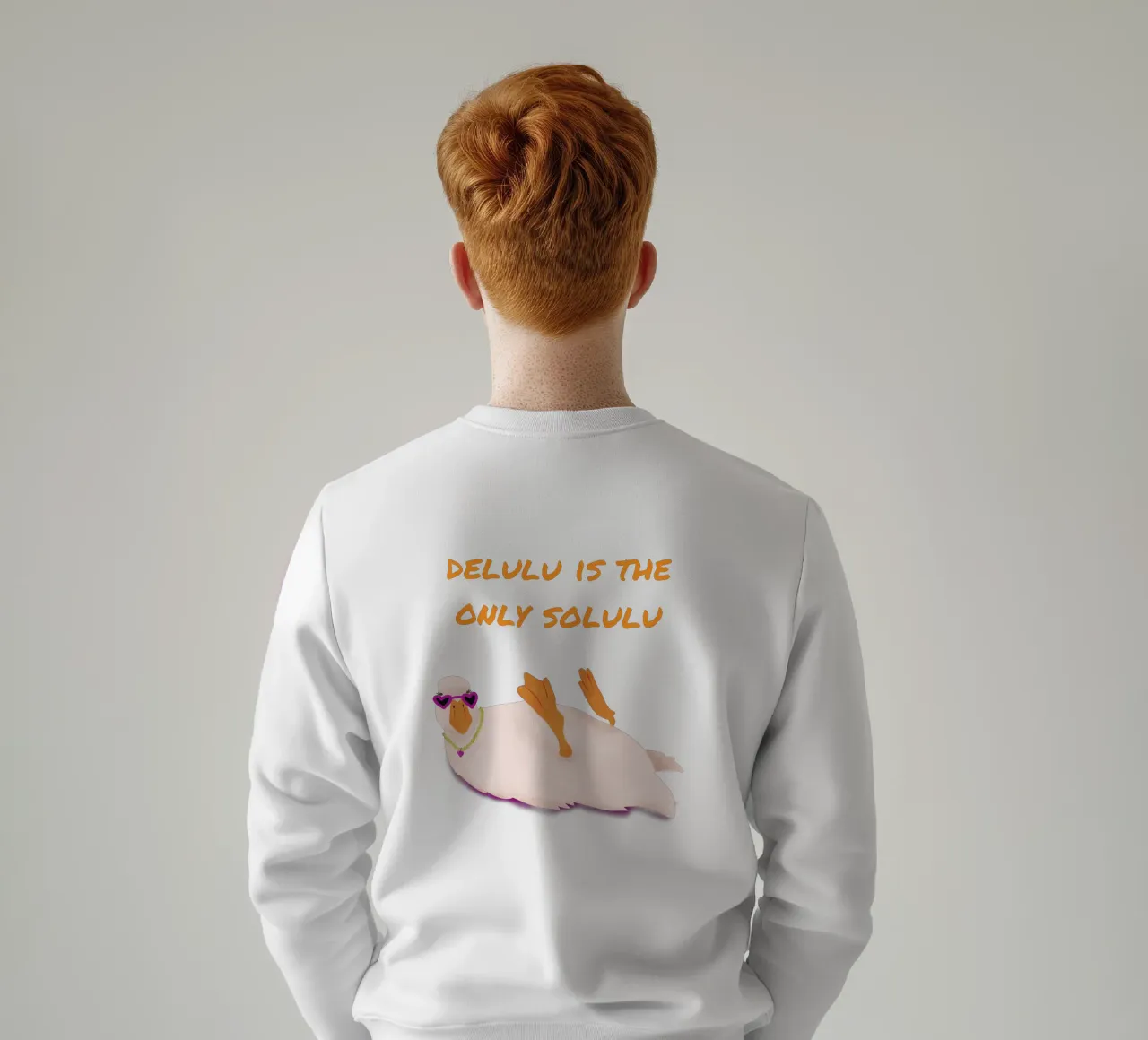 funny duck felpa da Illustration Raissa Oltmanns