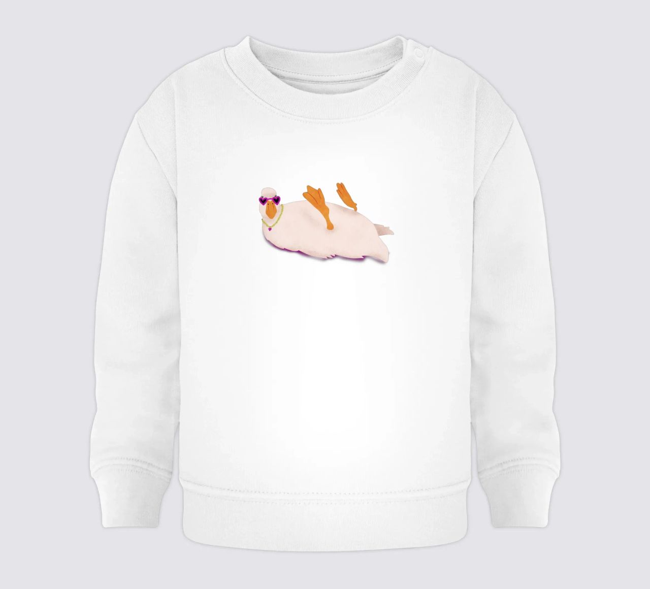 funny duck felpa neonato da Illustration Raissa Oltmanns