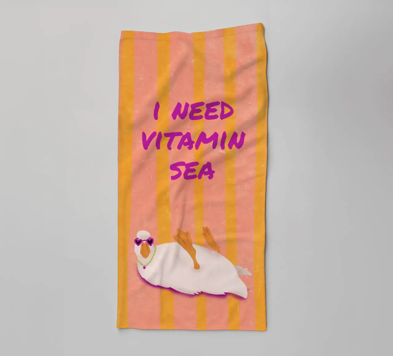 funny duck asciugamano da bagno da Illustration Raissa Oltmanns