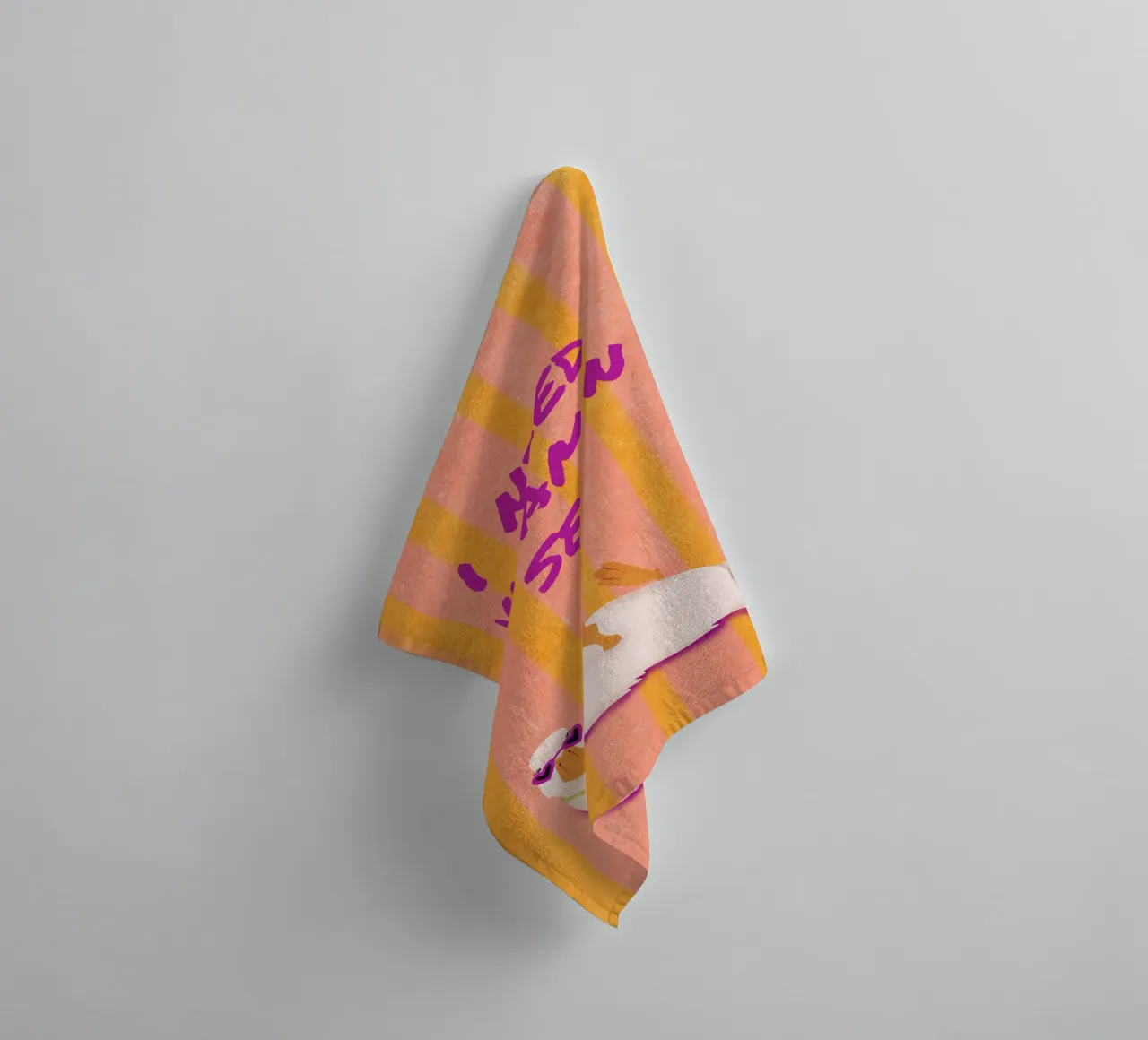 funny duck asciugamano da bagno da Illustration Raissa Oltmanns