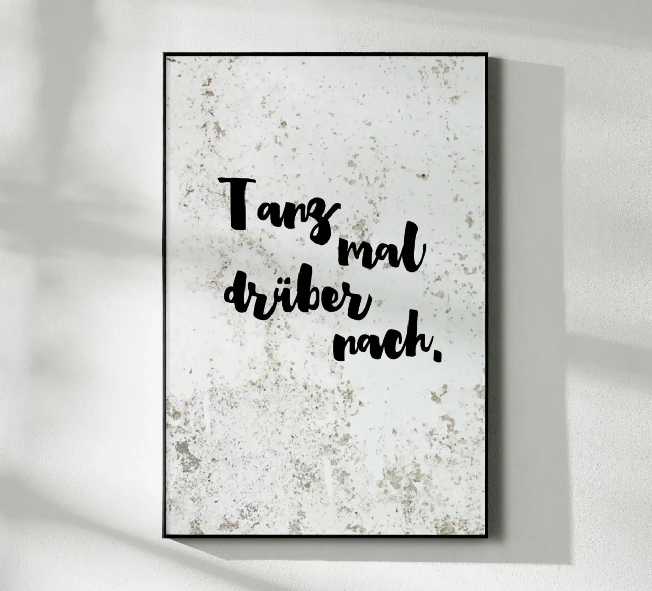 Tanz mal drüber nach acrylic glass by KRUTH DESIGN