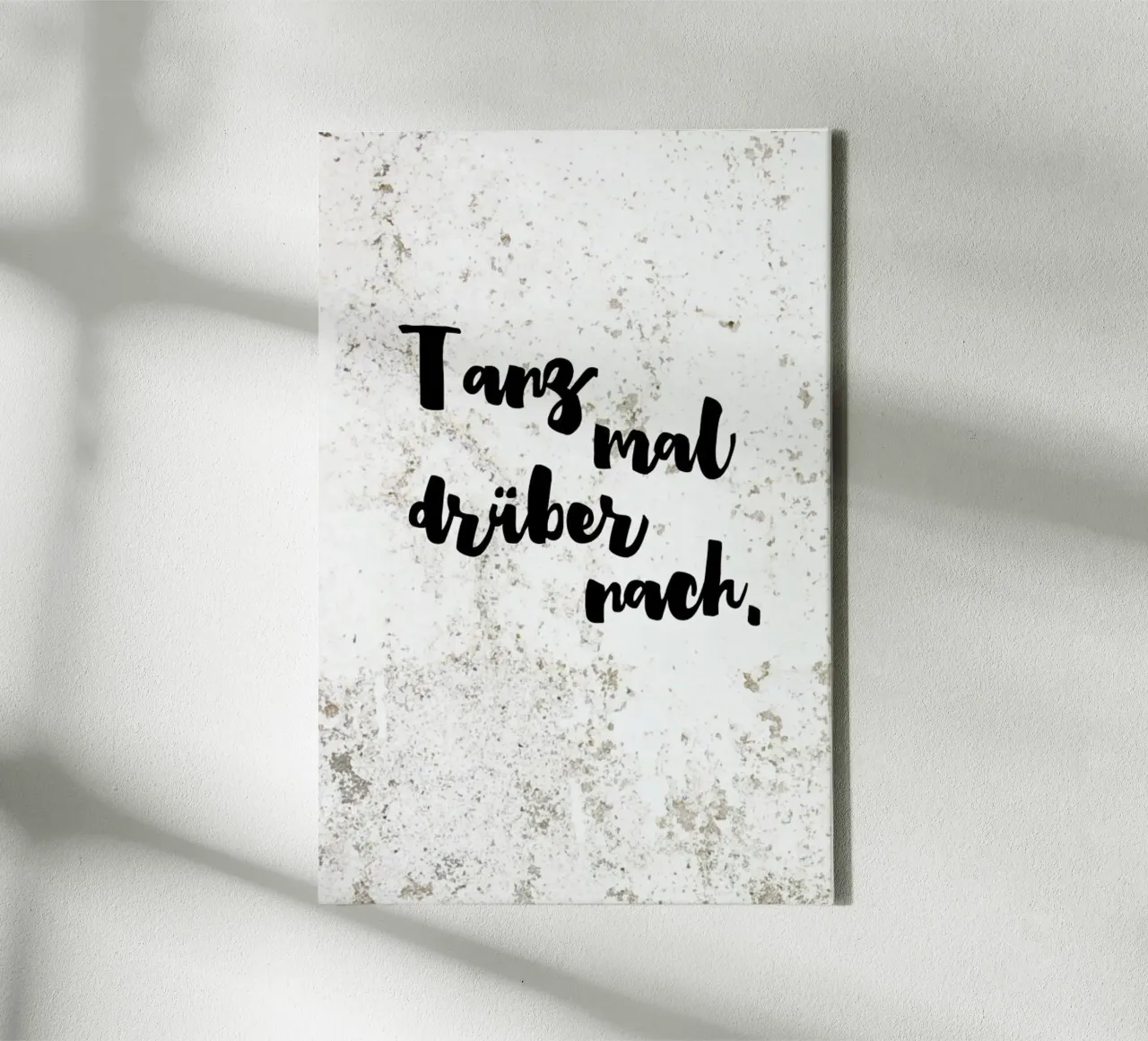 Tanz mal drüber nach canvas by KRUTH DESIGN