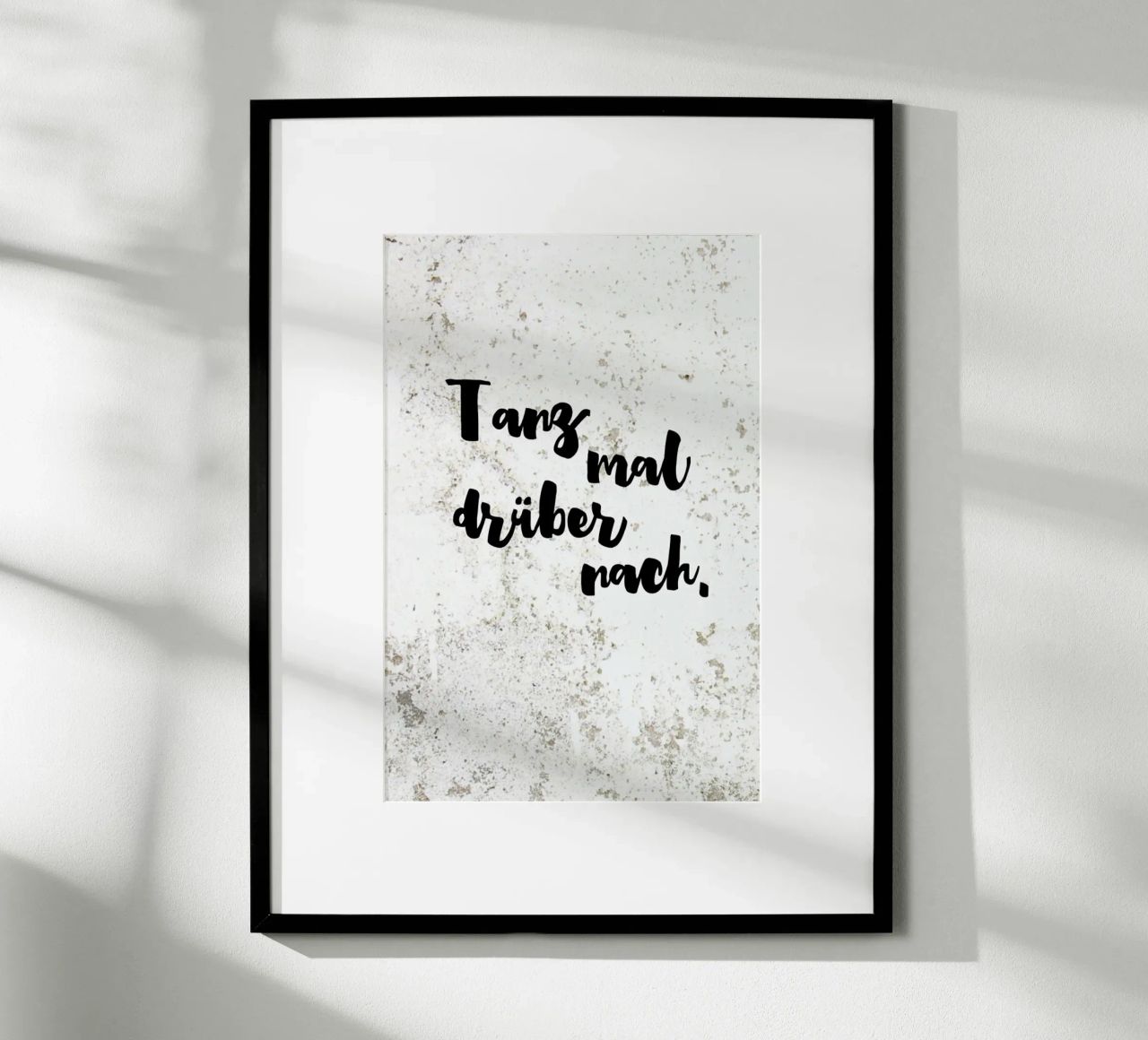 Tanz mal drüber nach Poster von KRUTH DESIGN