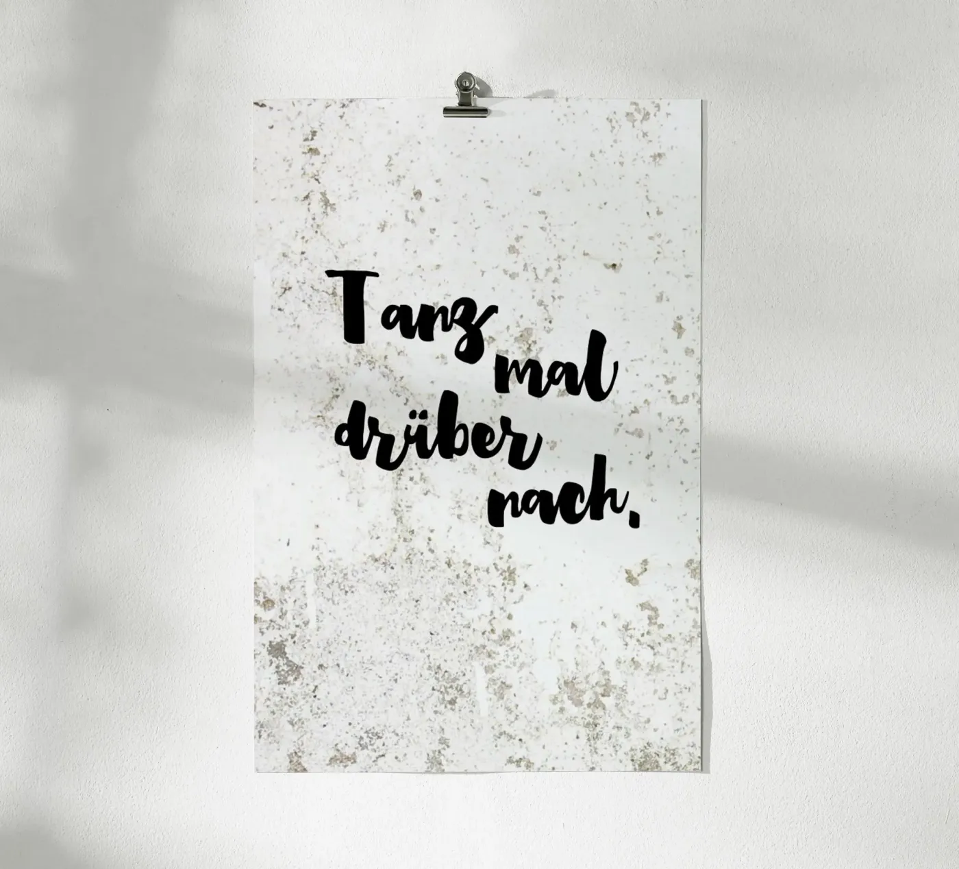 Tanz mal drüber nach poster by KRUTH DESIGN