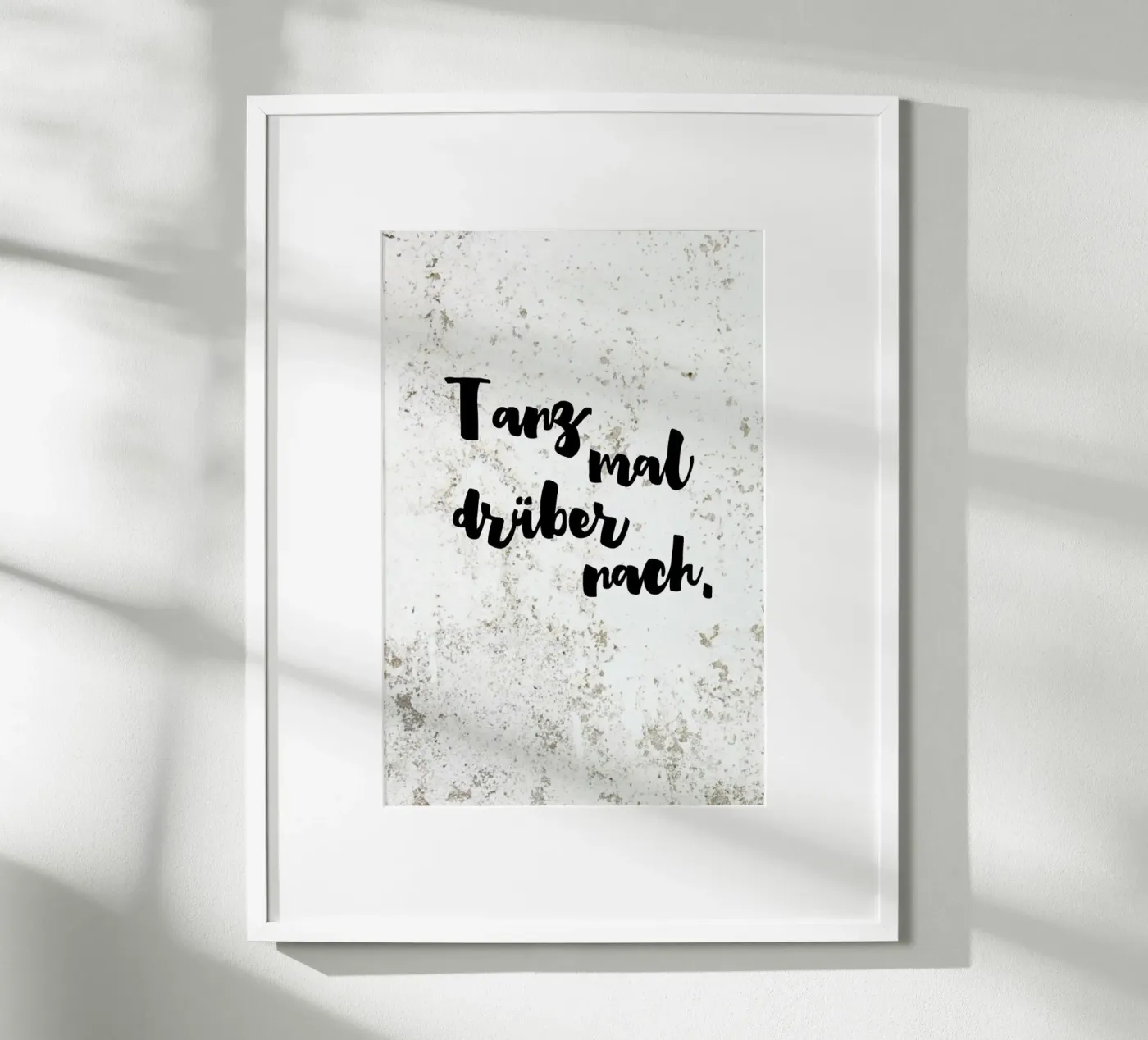 Tanz mal drüber nach poster by KRUTH DESIGN