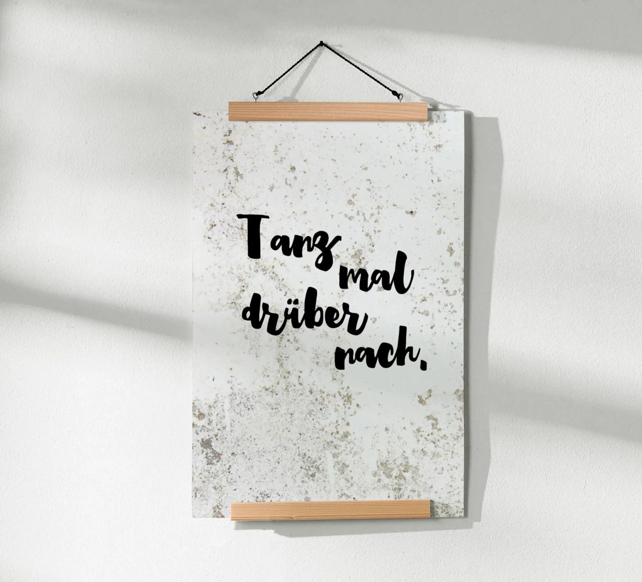 Tanz mal drüber nach Poster von KRUTH DESIGN