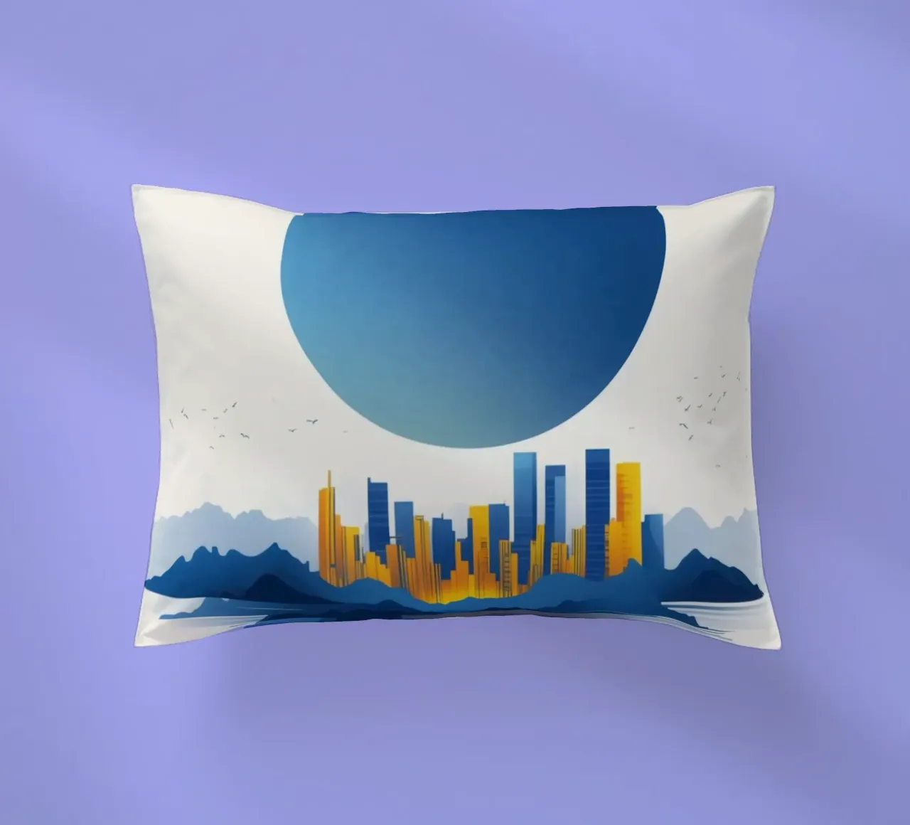 Reflet Urbain tra cielo e mare cuscino da Affiches Soleil & Déco Lumineuse – Sunny