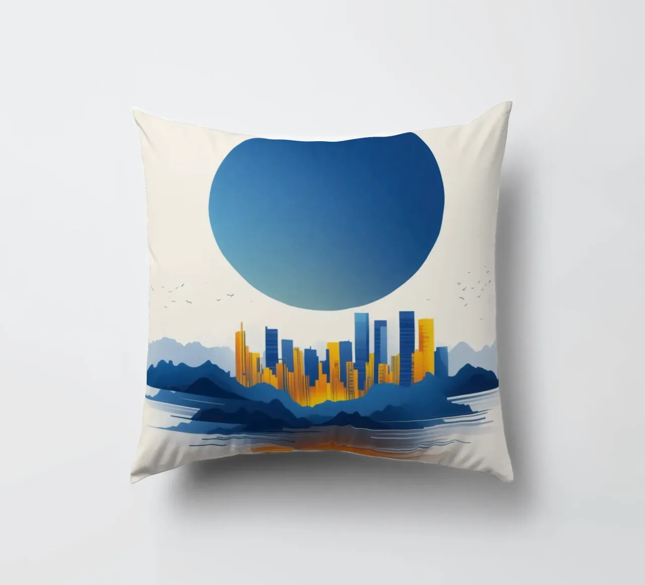 Reflet Urbain tra cielo e mare cuscino da Affiches Soleil & Déco Lumineuse – Sunny