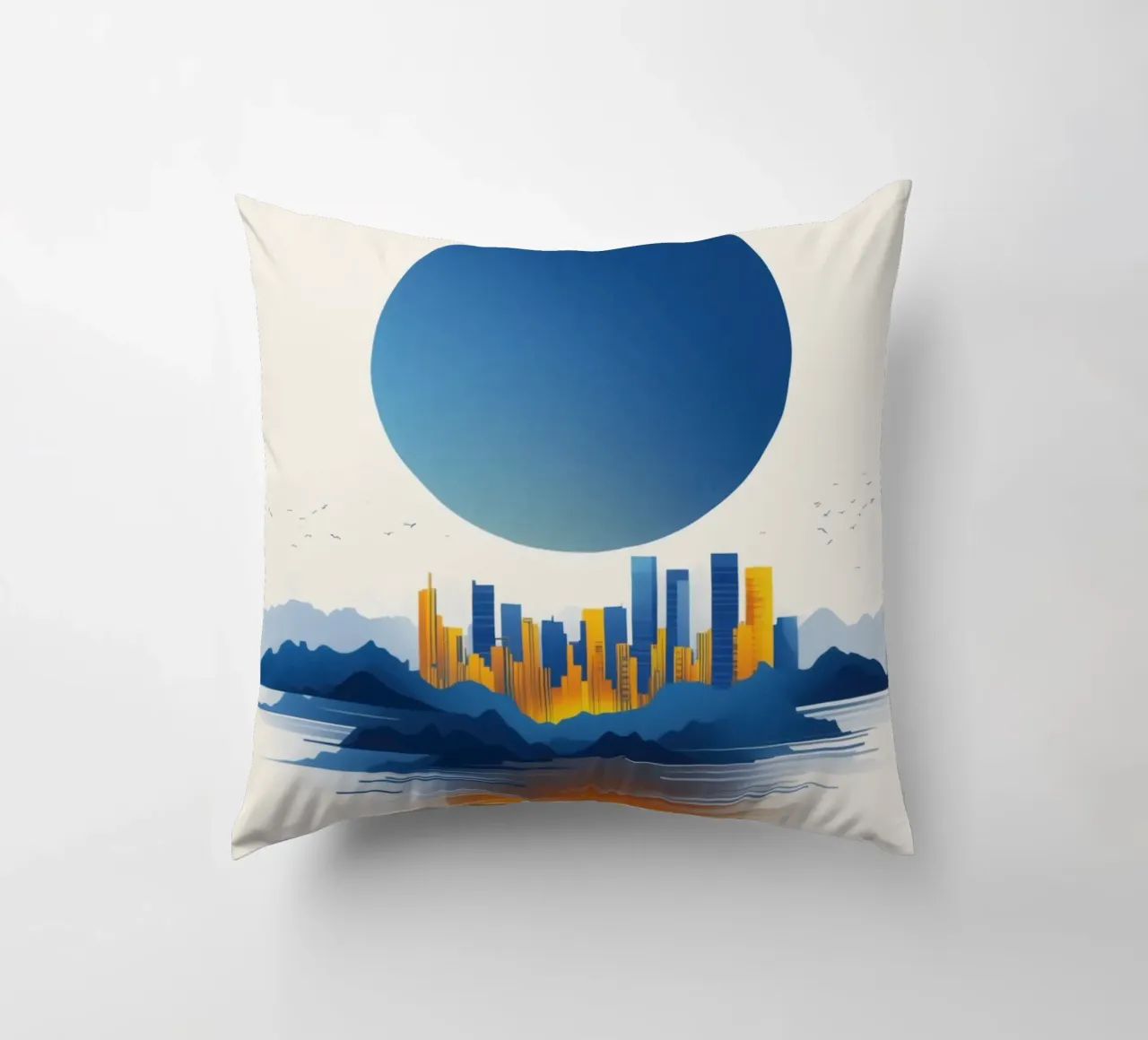 Reflet Urbain tra cielo e mare cuscino da Affiches Soleil & Déco Lumineuse – Sunny