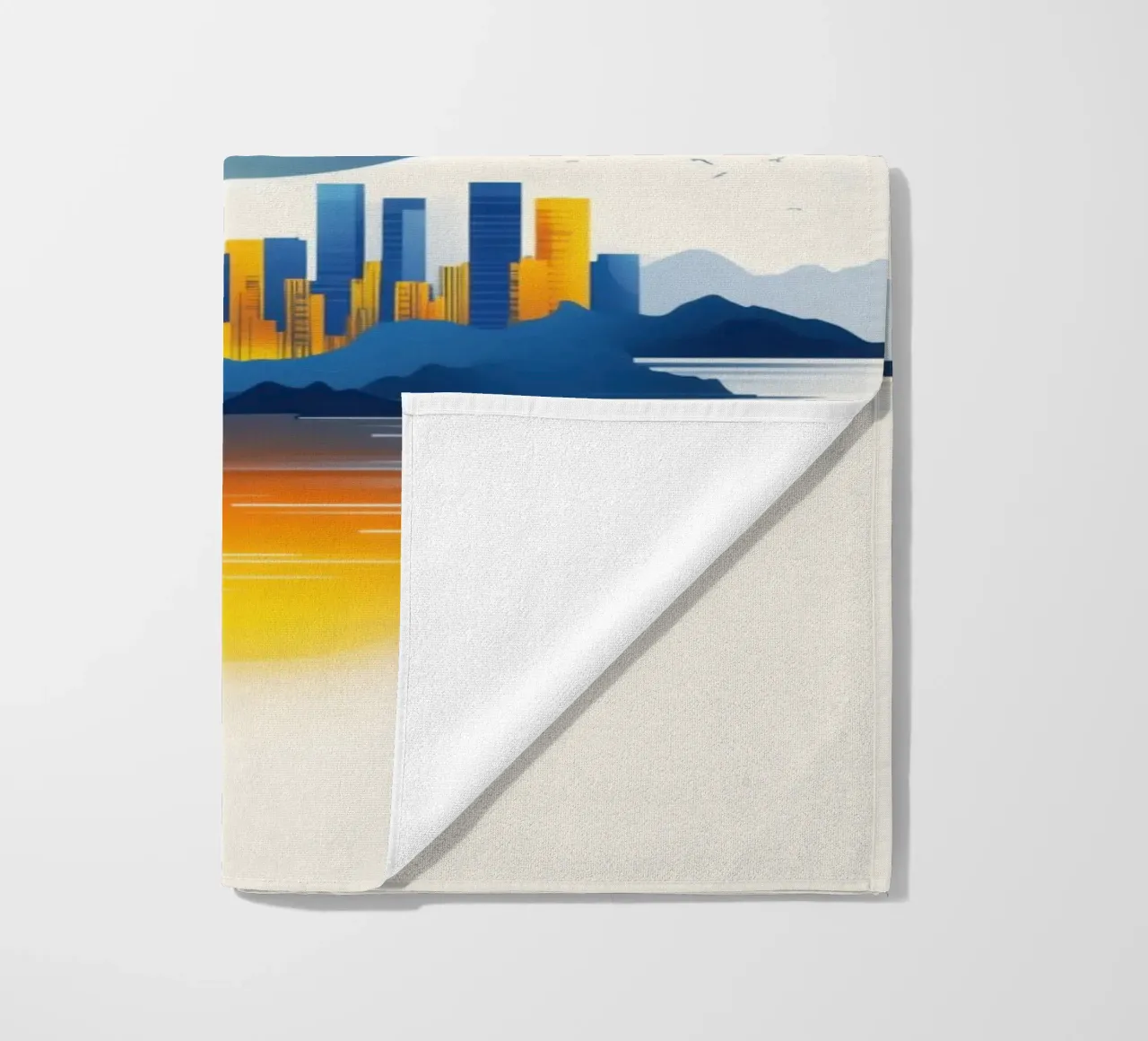 Reflet Urbain tra cielo e mare telo mare da Affiches Soleil & Déco Lumineuse – Sunny