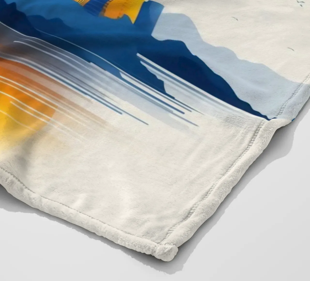 Reflet Urbain tra cielo e mare coperta in pile da Affiches Soleil & Déco Lumineuse – Sunny