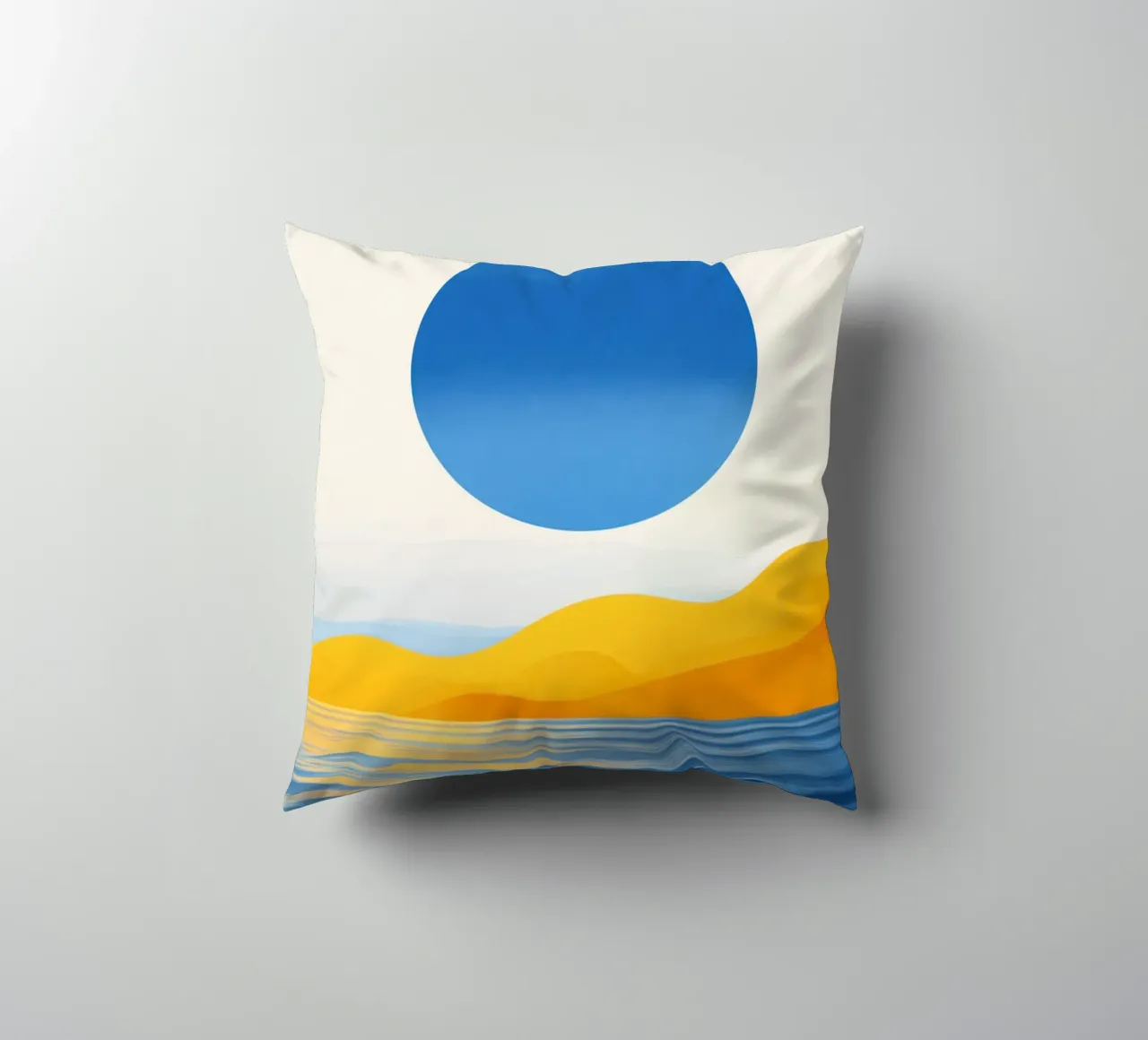 Meditazione sull'oceano cuscino da Affiches Soleil & Déco Lumineuse – Sunny