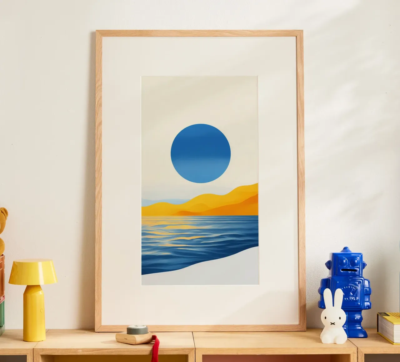 Meditazione sull'oceano carta hahnemühle da Affiches Soleil & Déco Lumineuse – Sunny