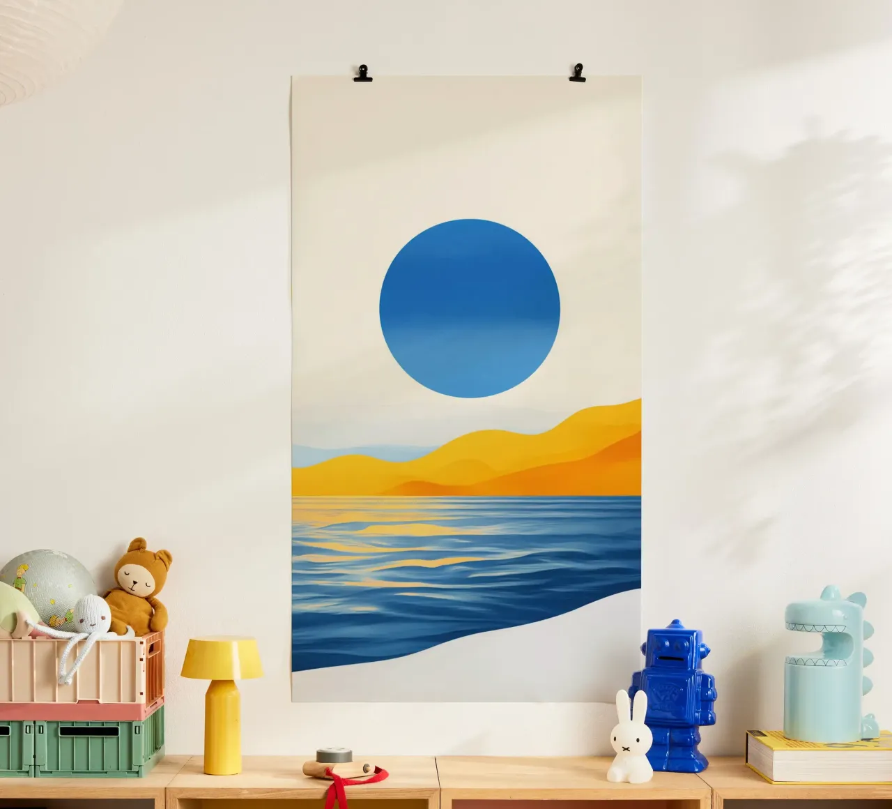 Meditazione sull'oceano carta hahnemühle da Affiches Soleil & Déco Lumineuse – Sunny
