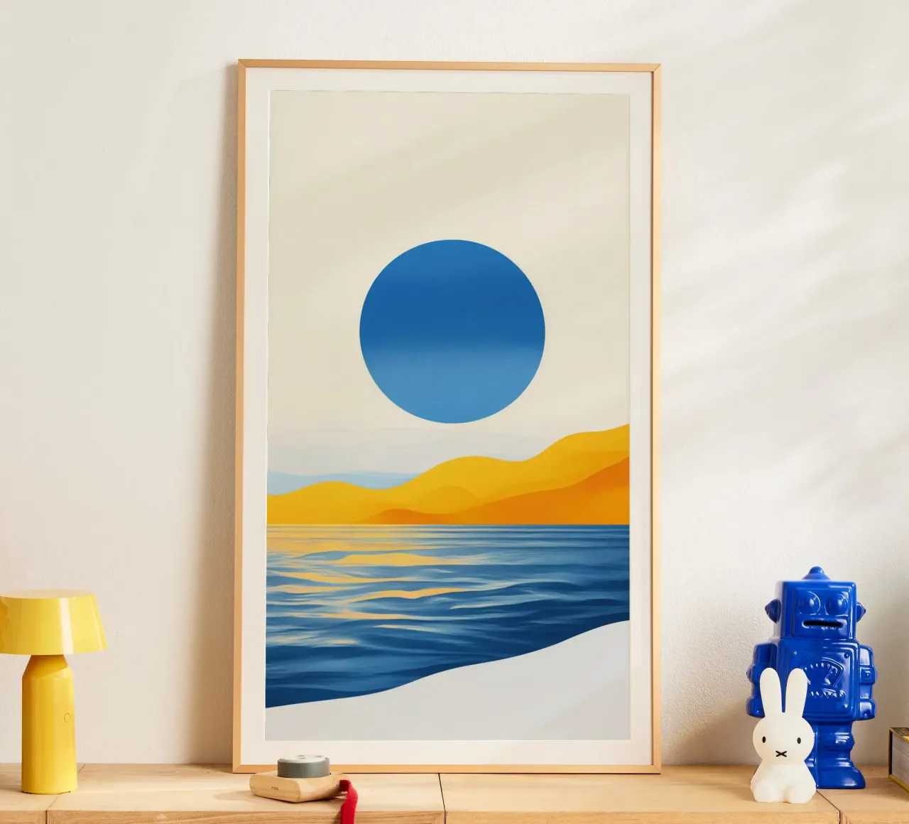 Meditazione sull'oceano carta hahnemühle da Affiches Soleil & Déco Lumineuse – Sunny