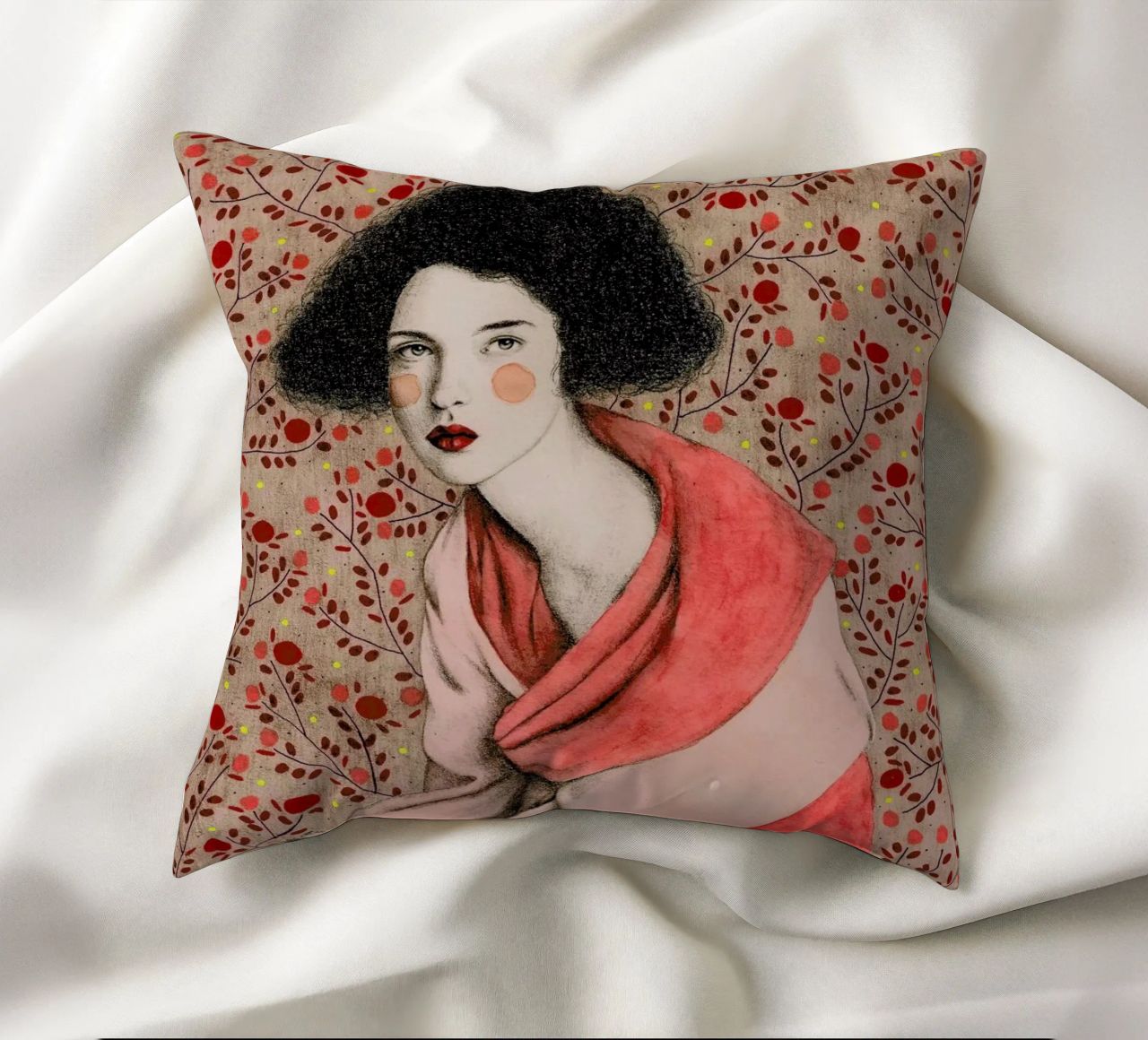 Anastasia decorative cushion by Sofia Bonati