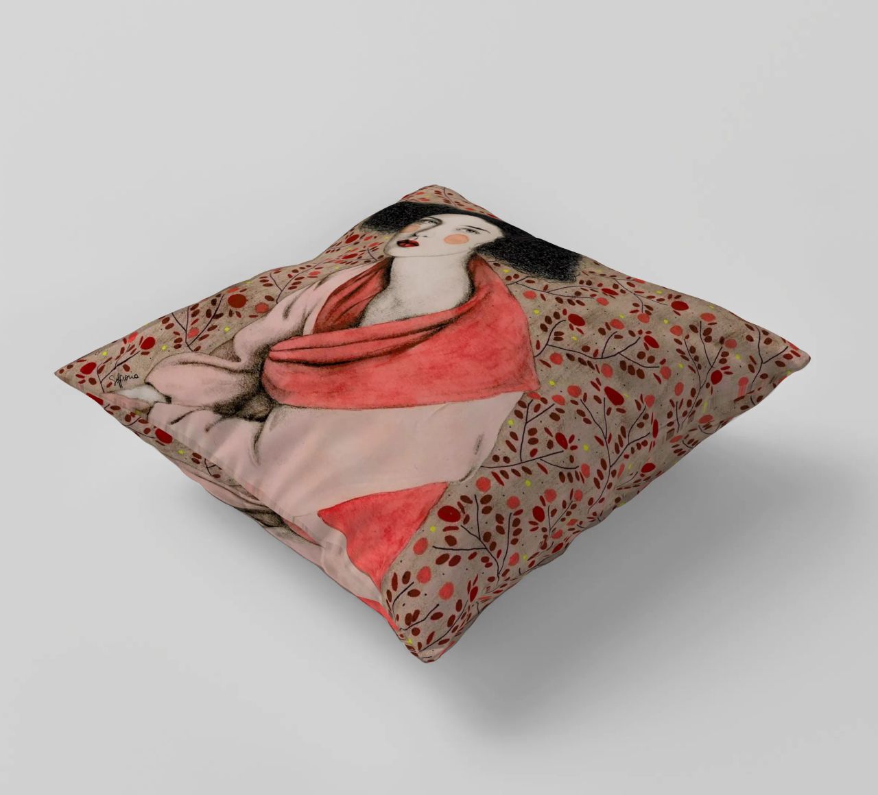 Anastasia decorative cushion by Sofia Bonati