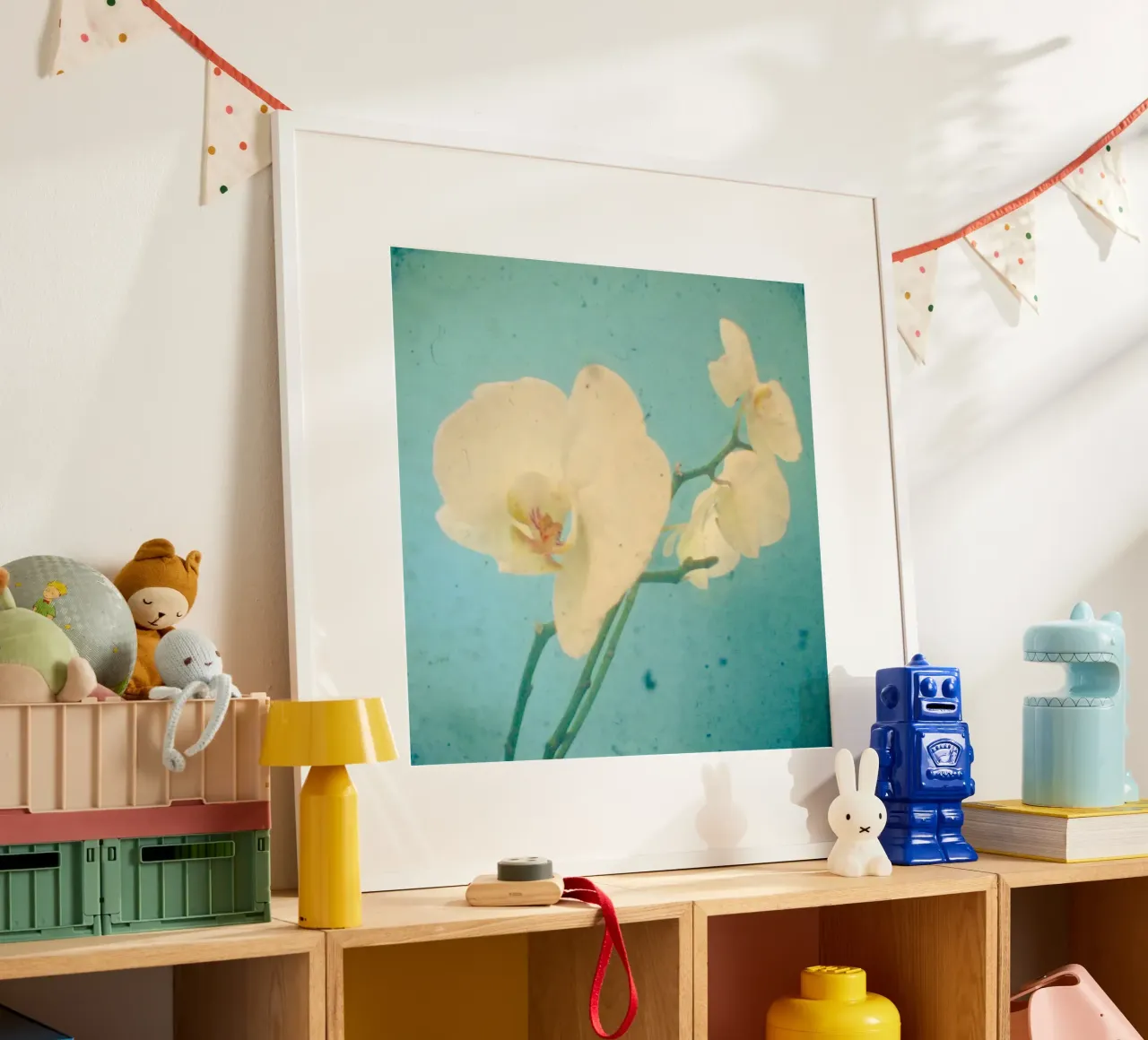 Echtes Blau Poster von Cassia Beck Photography