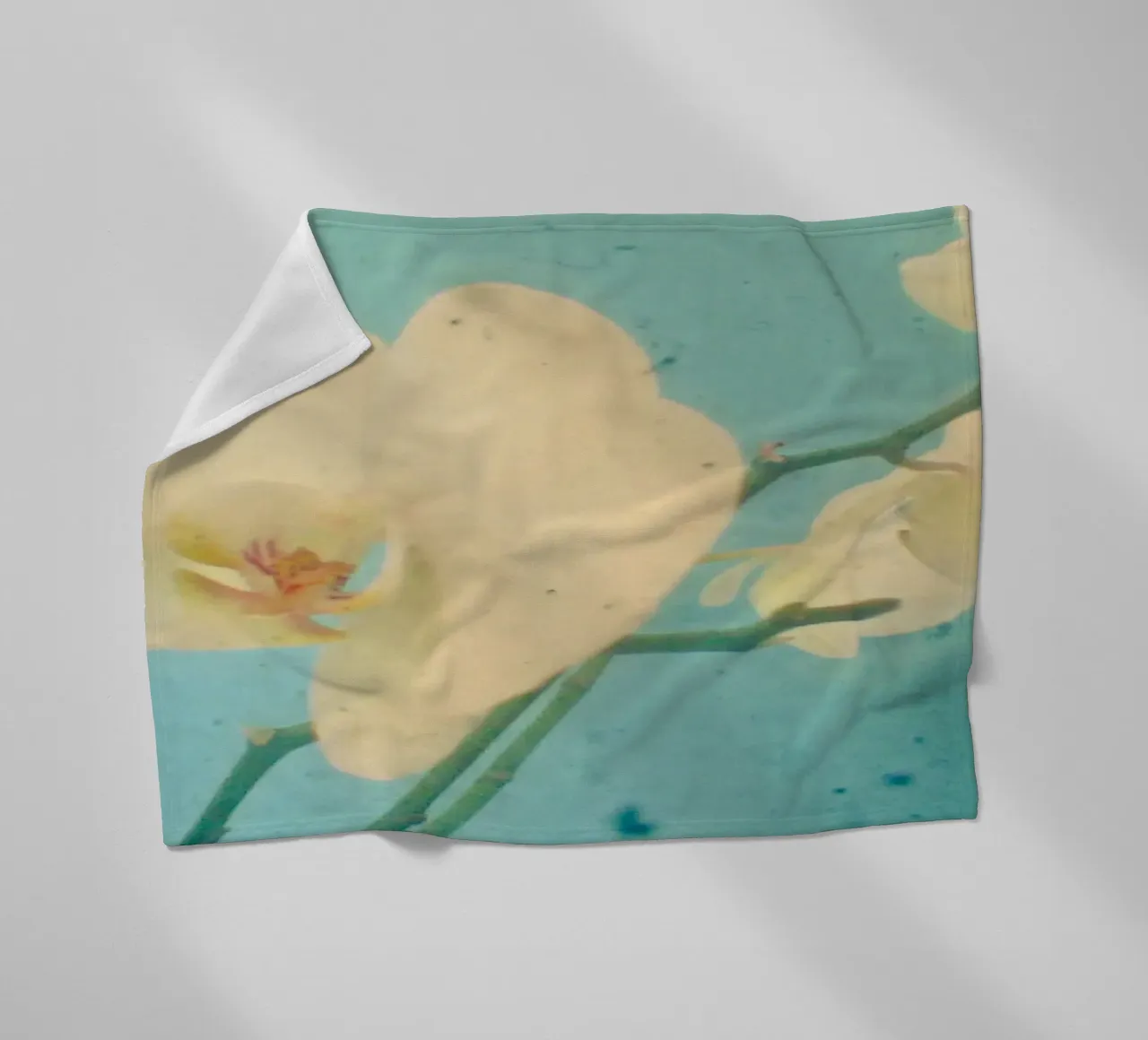 Blauw fleecedeken van Cassia Beck Photography