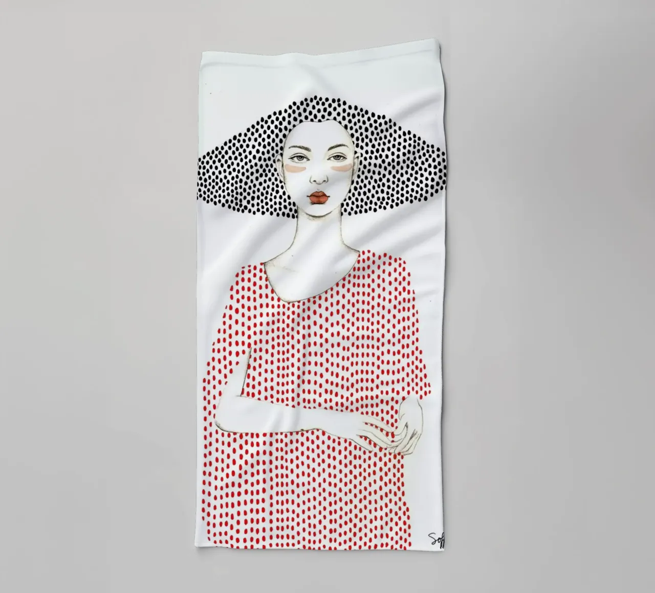Elle towel by Sofia Bonati