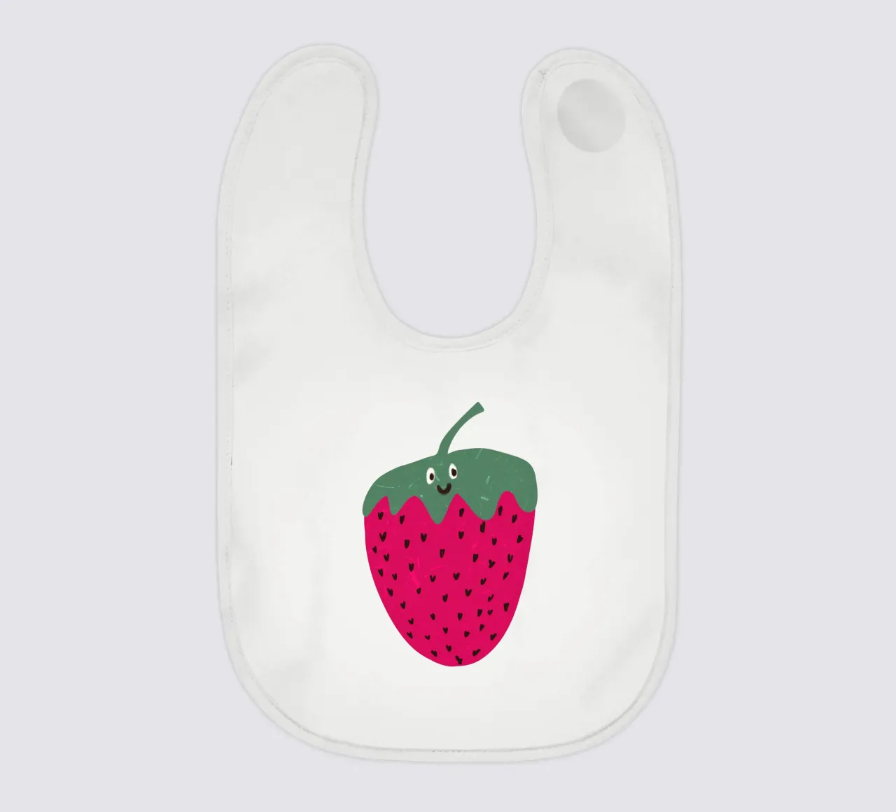 Hello Strawberry bavaglino da Illustration Raissa Oltmanns