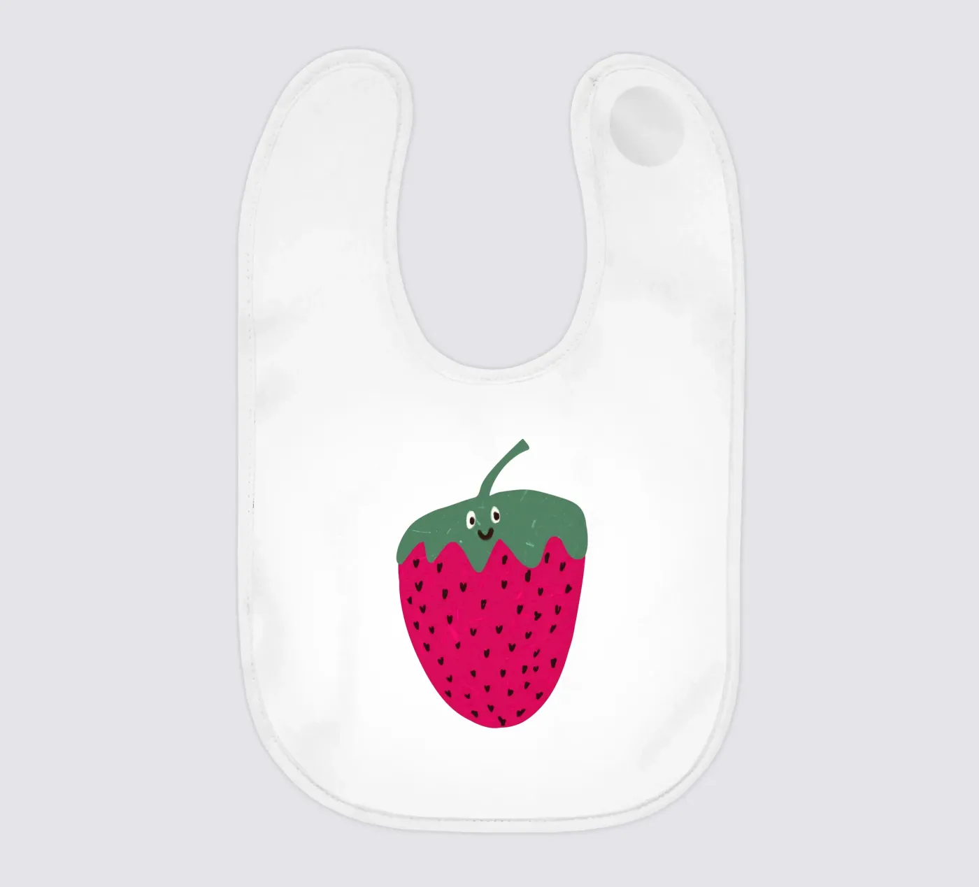 Hello Strawberry bavaglino da Illustration Raissa Oltmanns