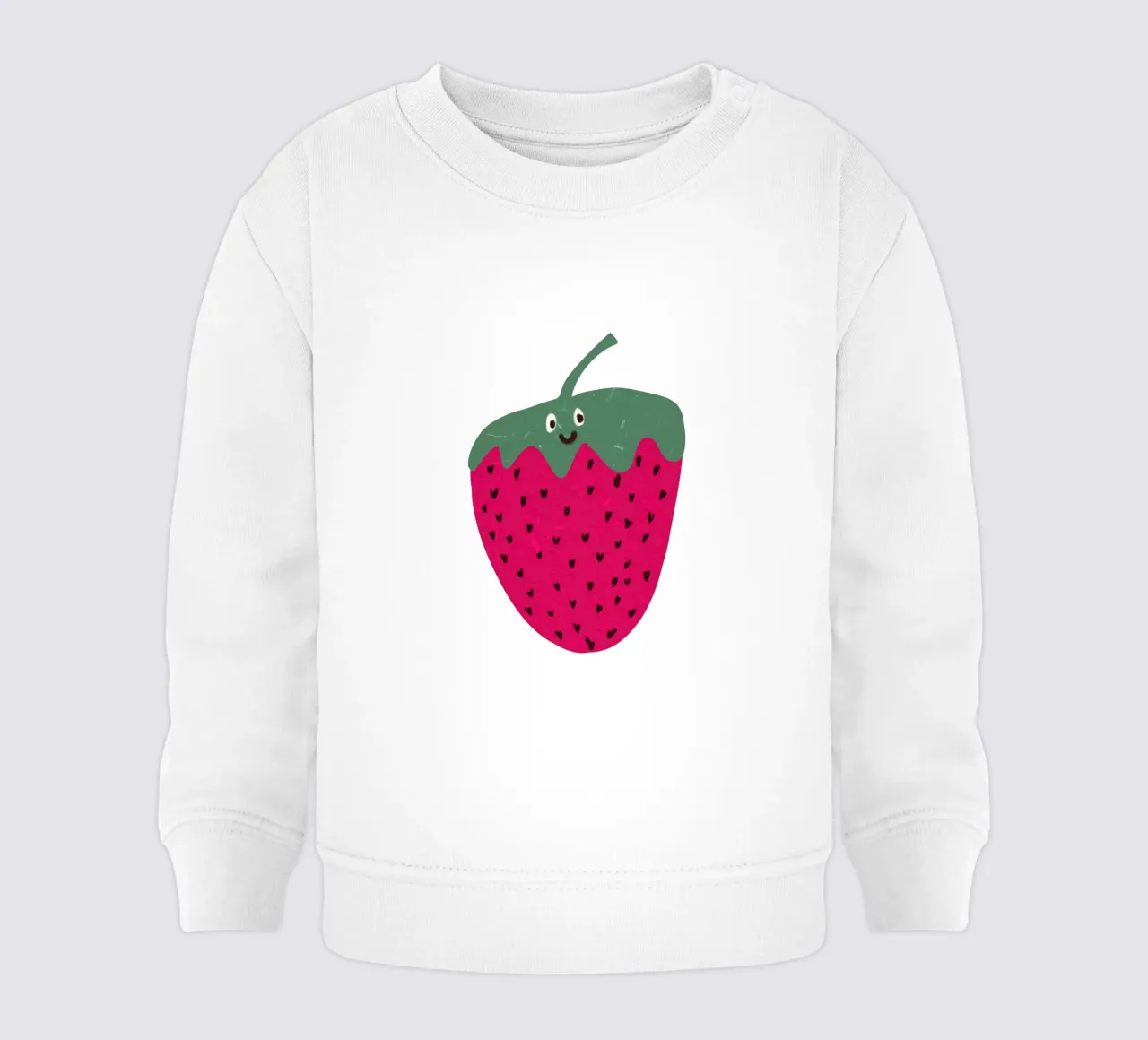 Hello Strawberry felpa neonato da Illustration Raissa Oltmanns