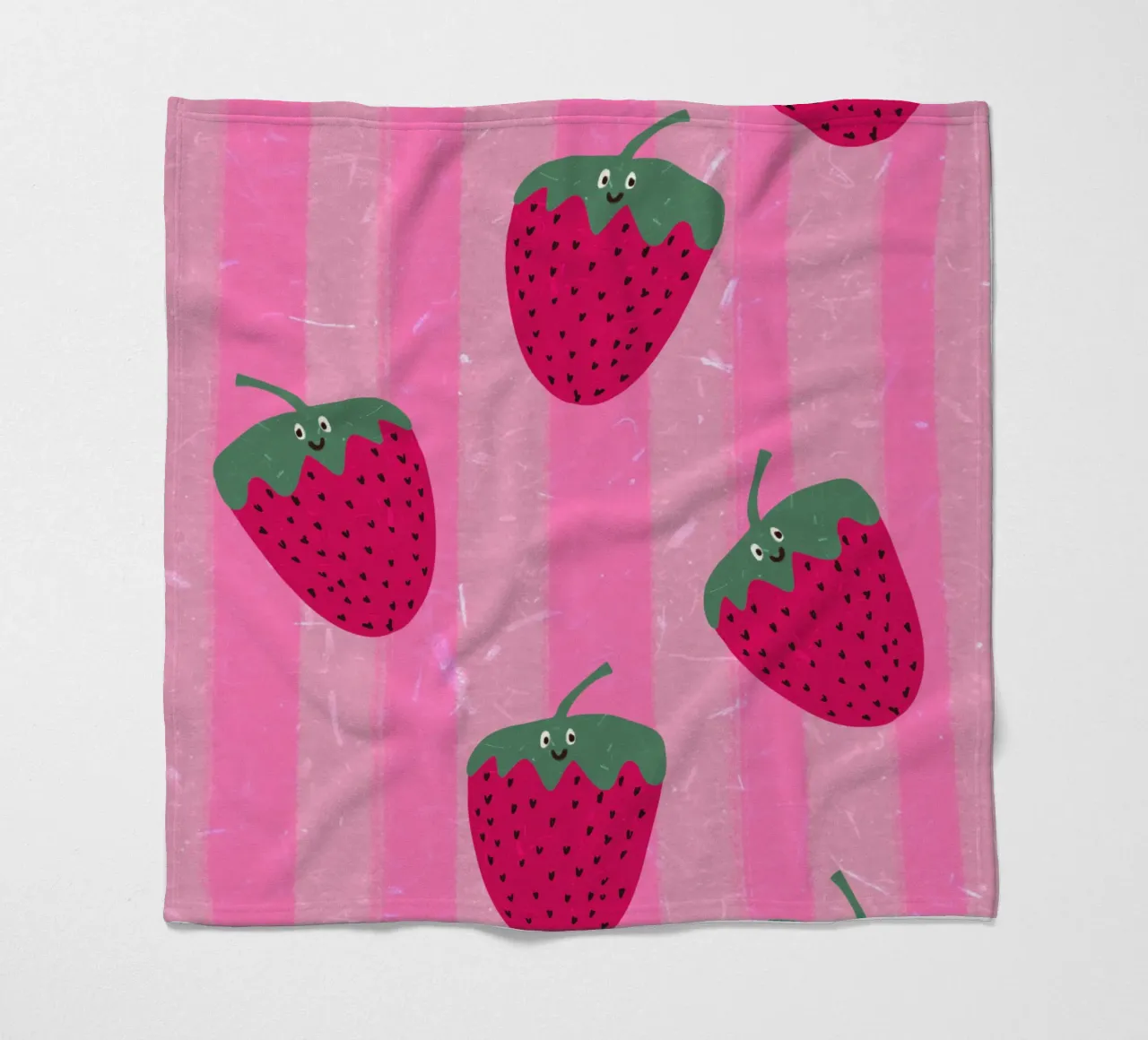 Hello Strawberry coperta in pile da Illustration Raissa Oltmanns