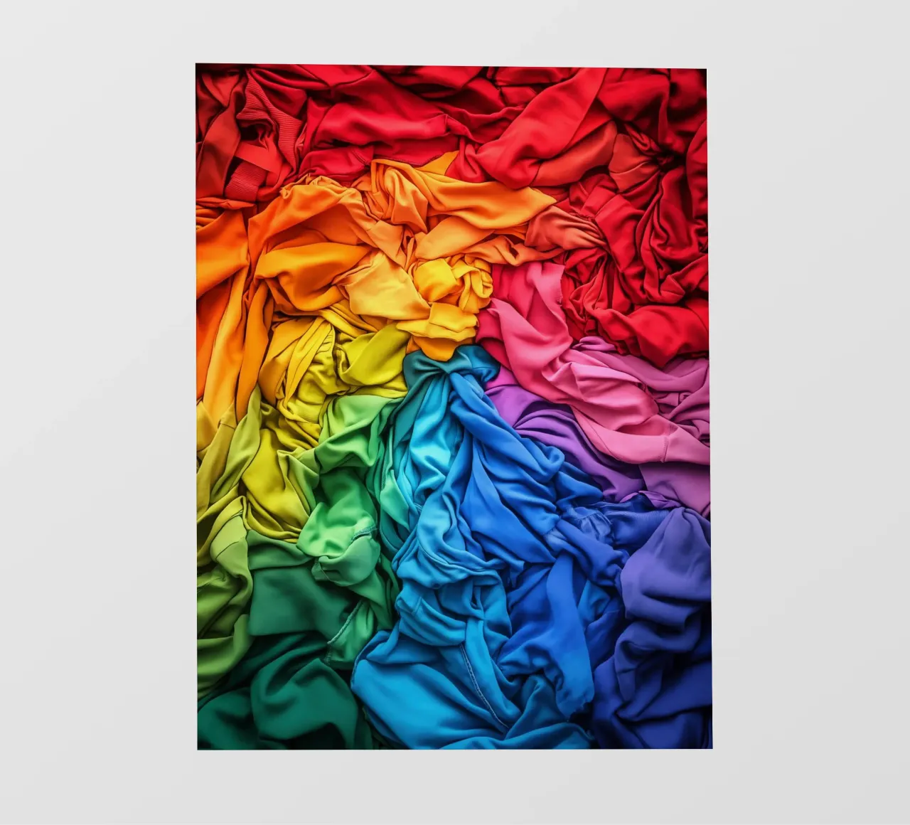 Tessile Orgoglio LGBTQ arcobaleno pellicola backlit da Autofocus