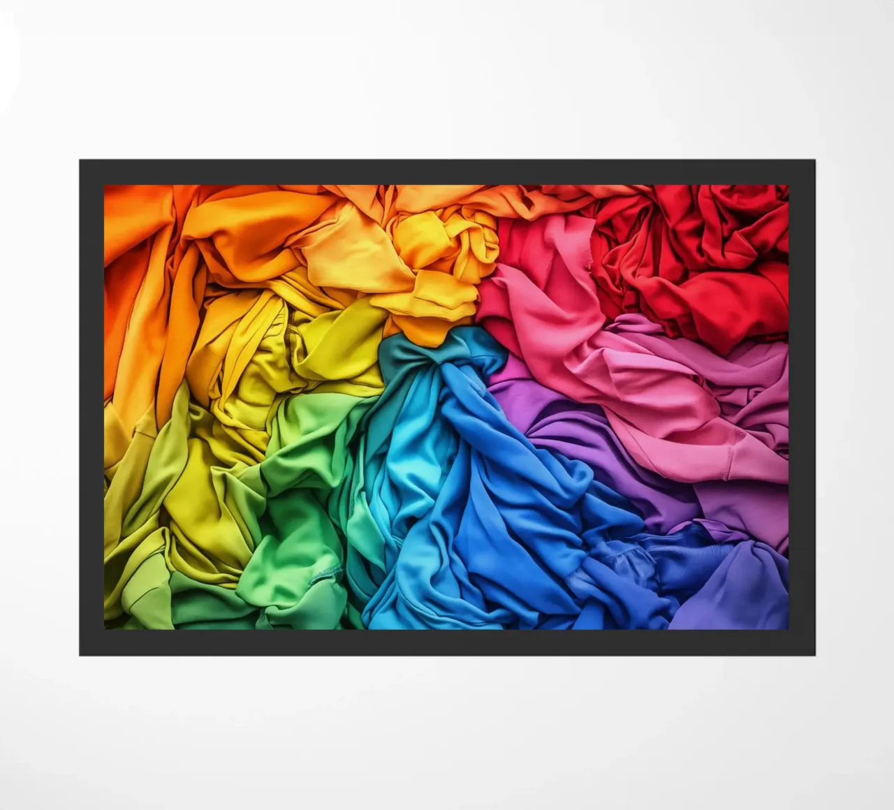 Tessile Orgoglio LGBTQ arcobaleno zerbino da Autofocus