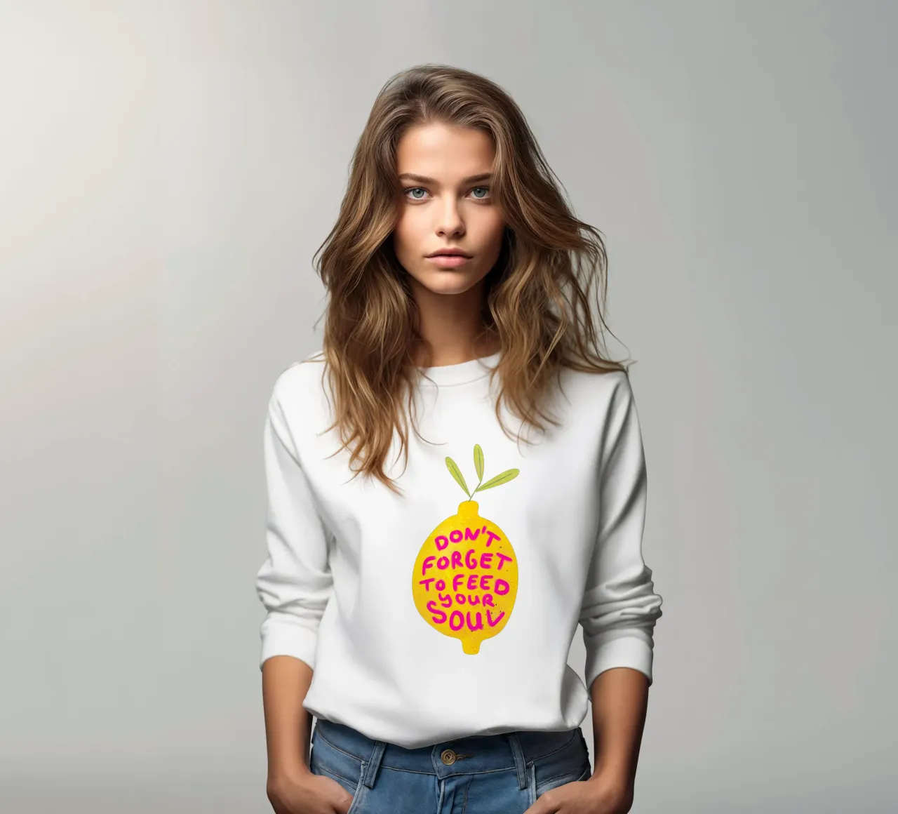 Don't forget to feed your soul felpa da Illustration Raissa Oltmanns