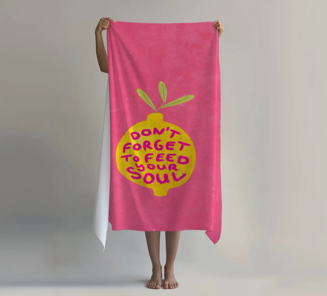 Don't forget to feed your soul telo mare da Illustration Raissa Oltmanns