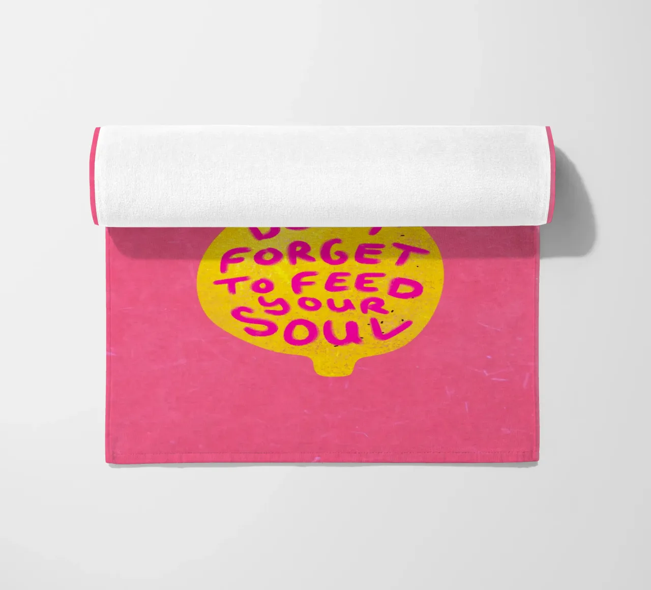 Don't forget to feed your soul telo mare da Illustration Raissa Oltmanns